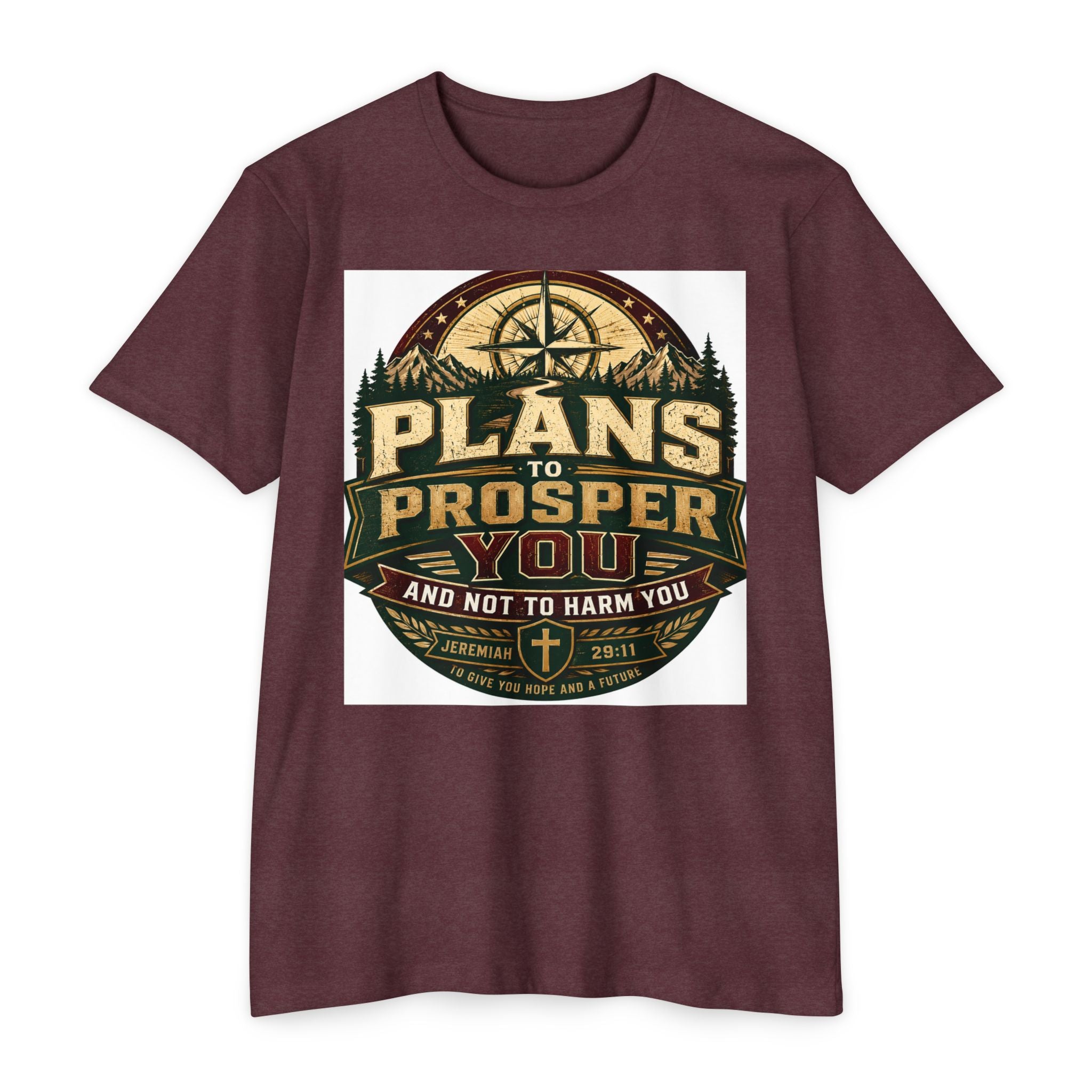 T-Shirt — "Plans to Prosper You" Inspirational Christian Tee