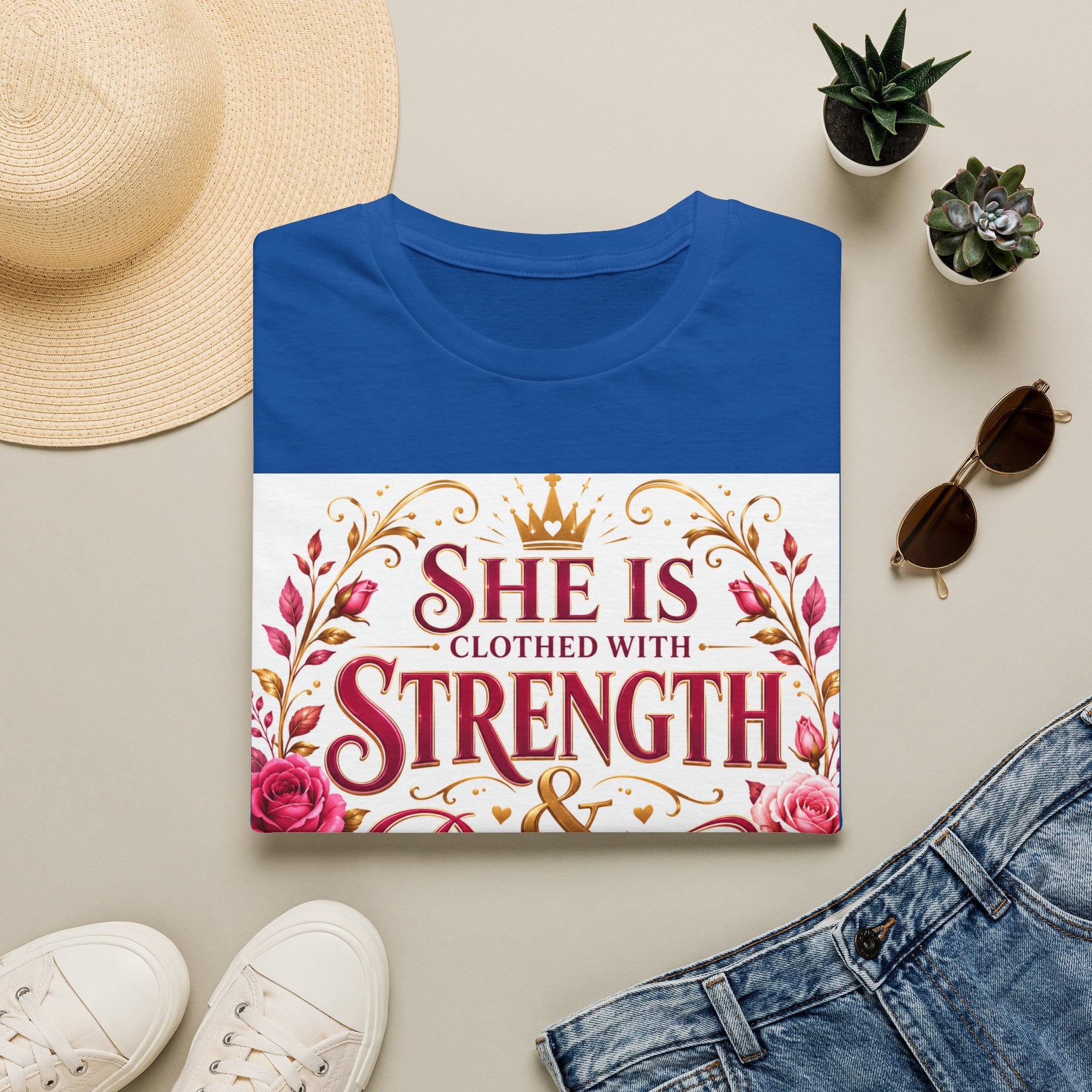 She Is Clothed With Strength & Dignity T-Shirt