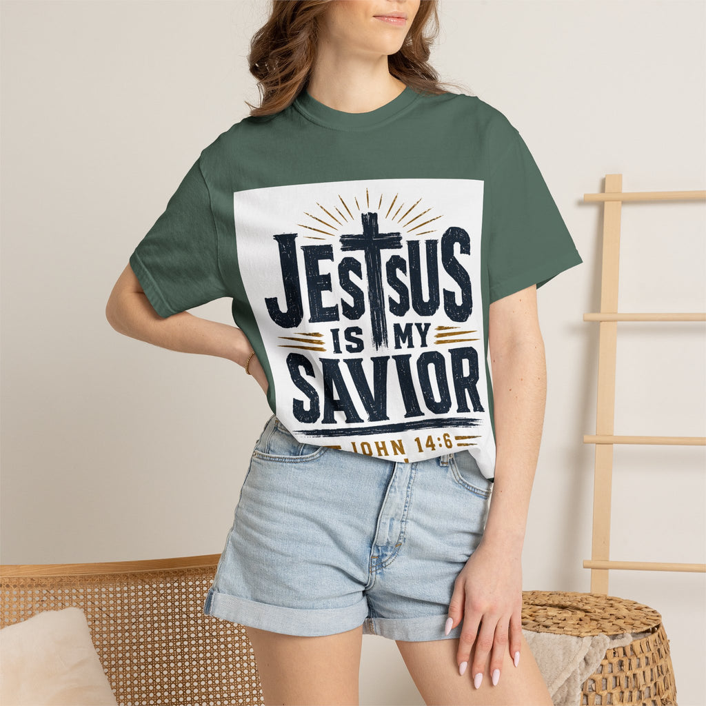 Jesus Is My Savior T-Shirt — John 14:6 Christian Faith Tee