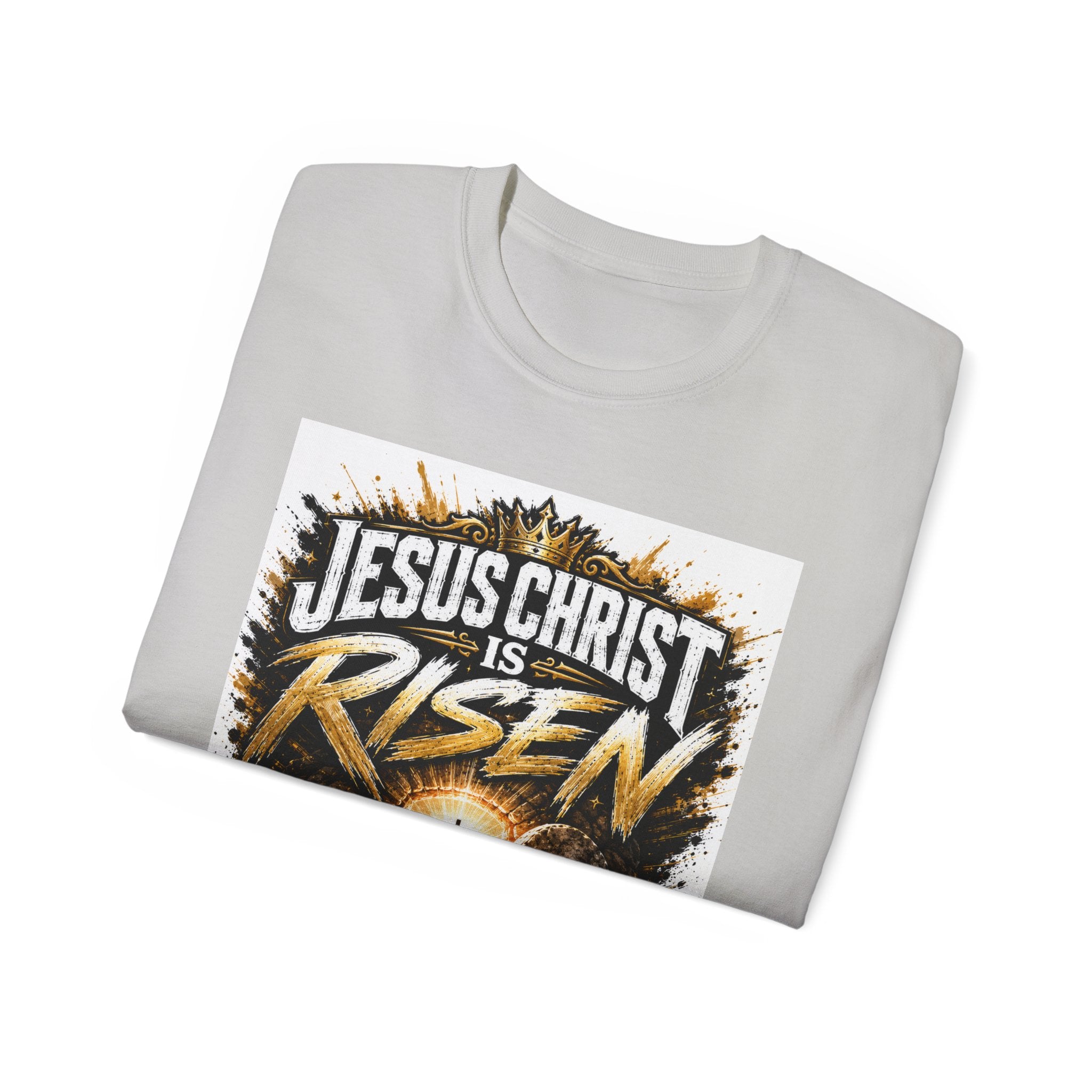 Jesus Christ Is Risen T-Shirt — Easter Christian Faith Tee