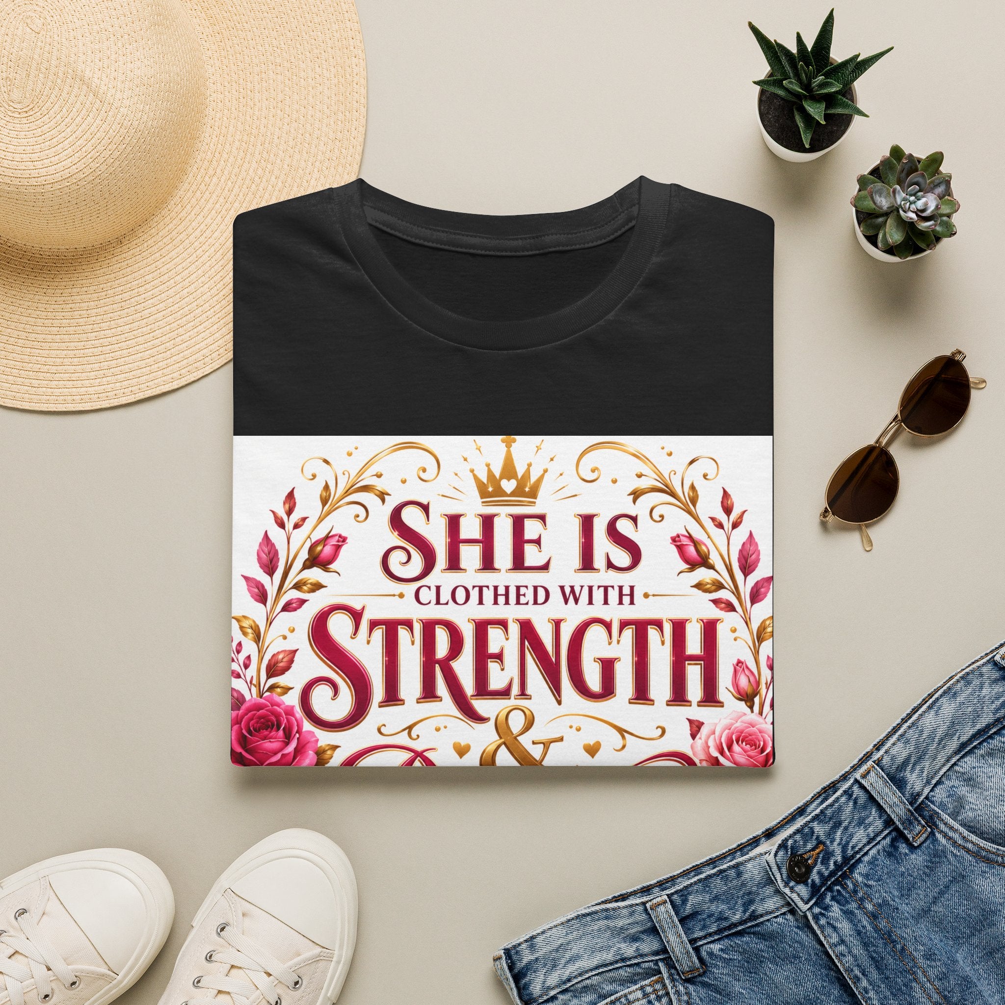 She Is Clothed With Strength & Dignity T-Shirt
