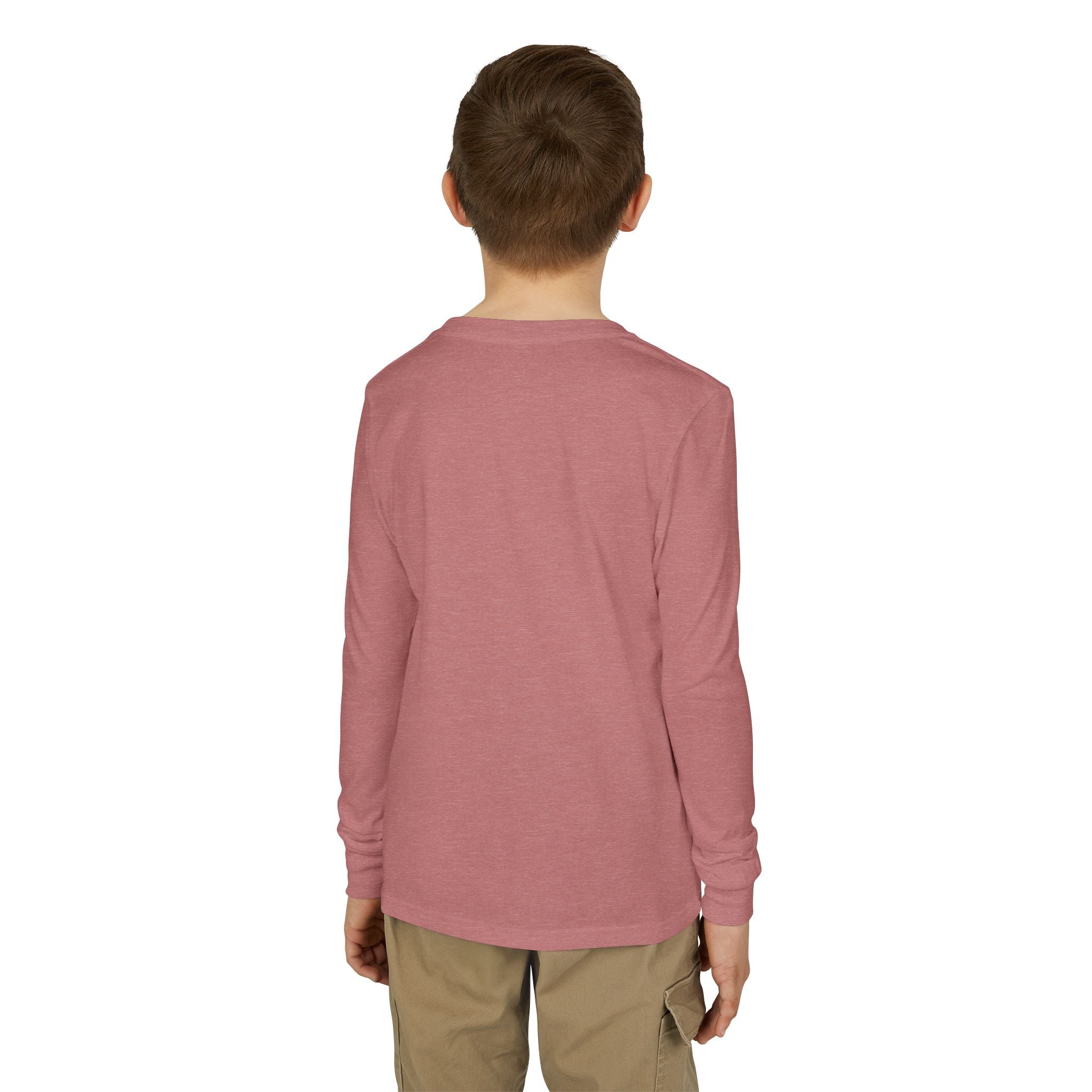 God's Plan Youth Long Sleeve Tee — "God's Plan Is Greater Than My Plans" Christian Kids Shirt