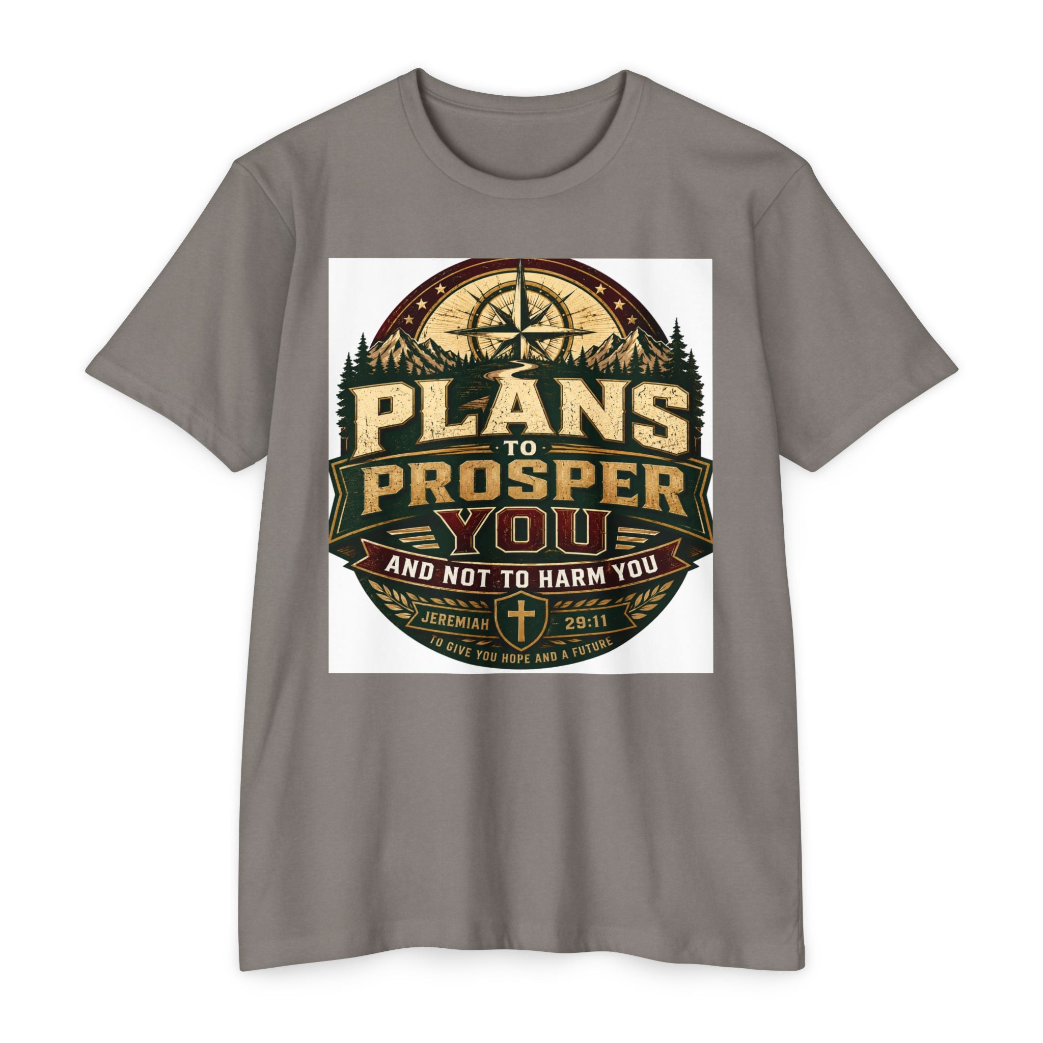 T-Shirt — "Plans to Prosper You" Inspirational Christian Tee