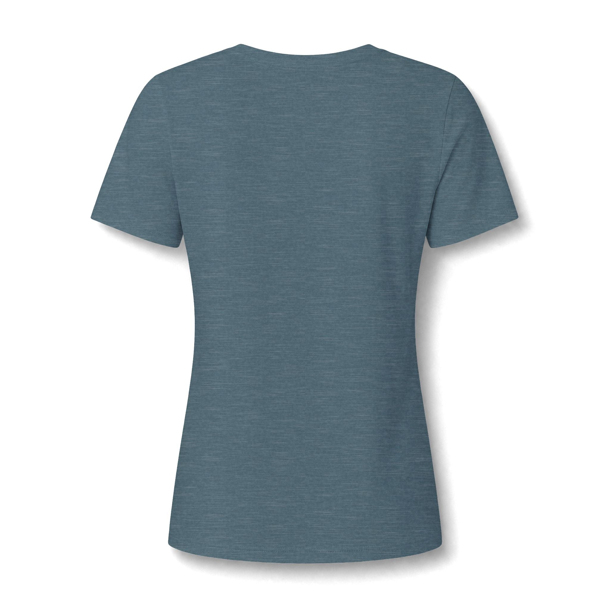 Christian V-Neck Tee — "I Am Winning Souls for Jesus" Floral Design