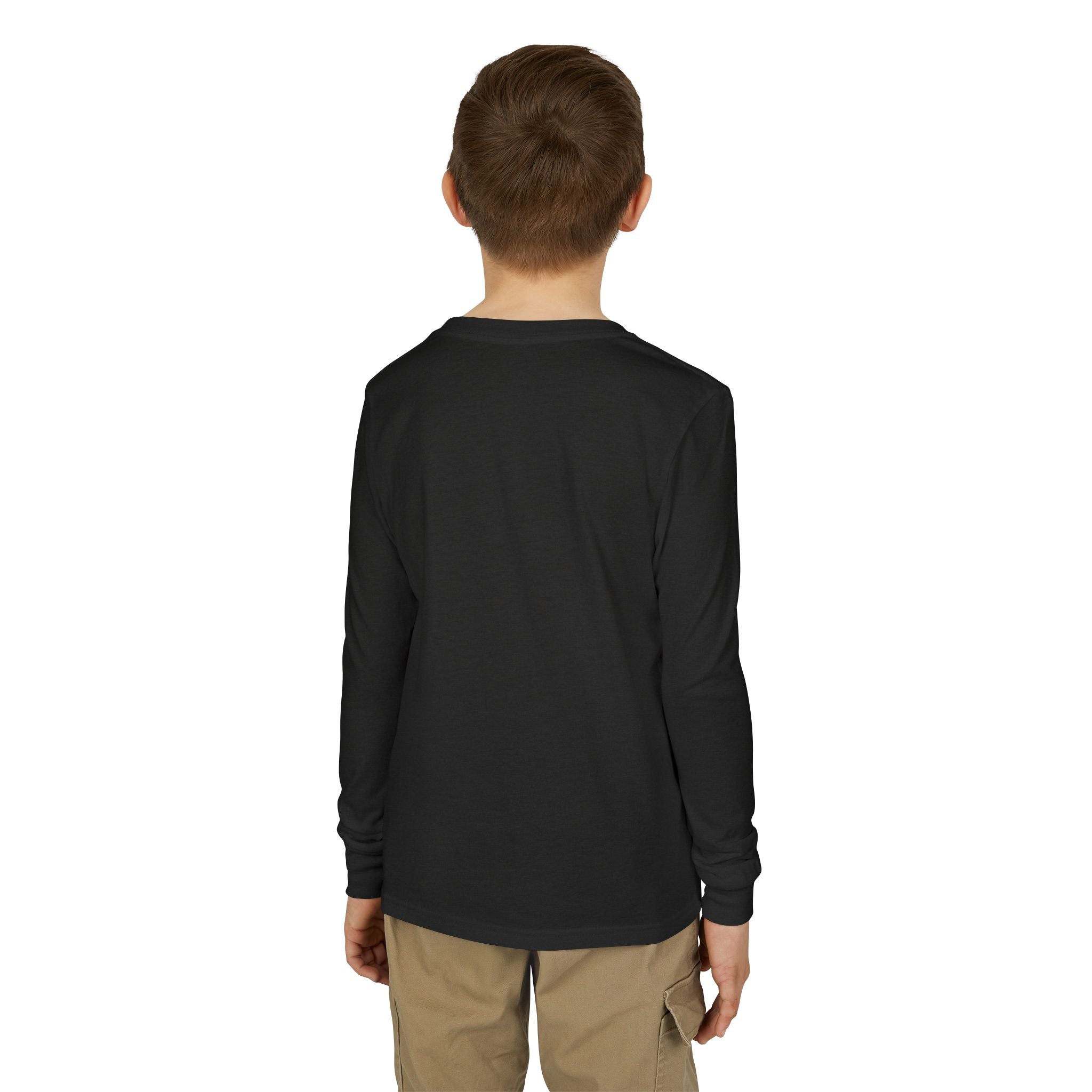 God's Plan Youth Long Sleeve Tee — "God's Plan Is Greater Than My Plans" Christian Kids Shirt