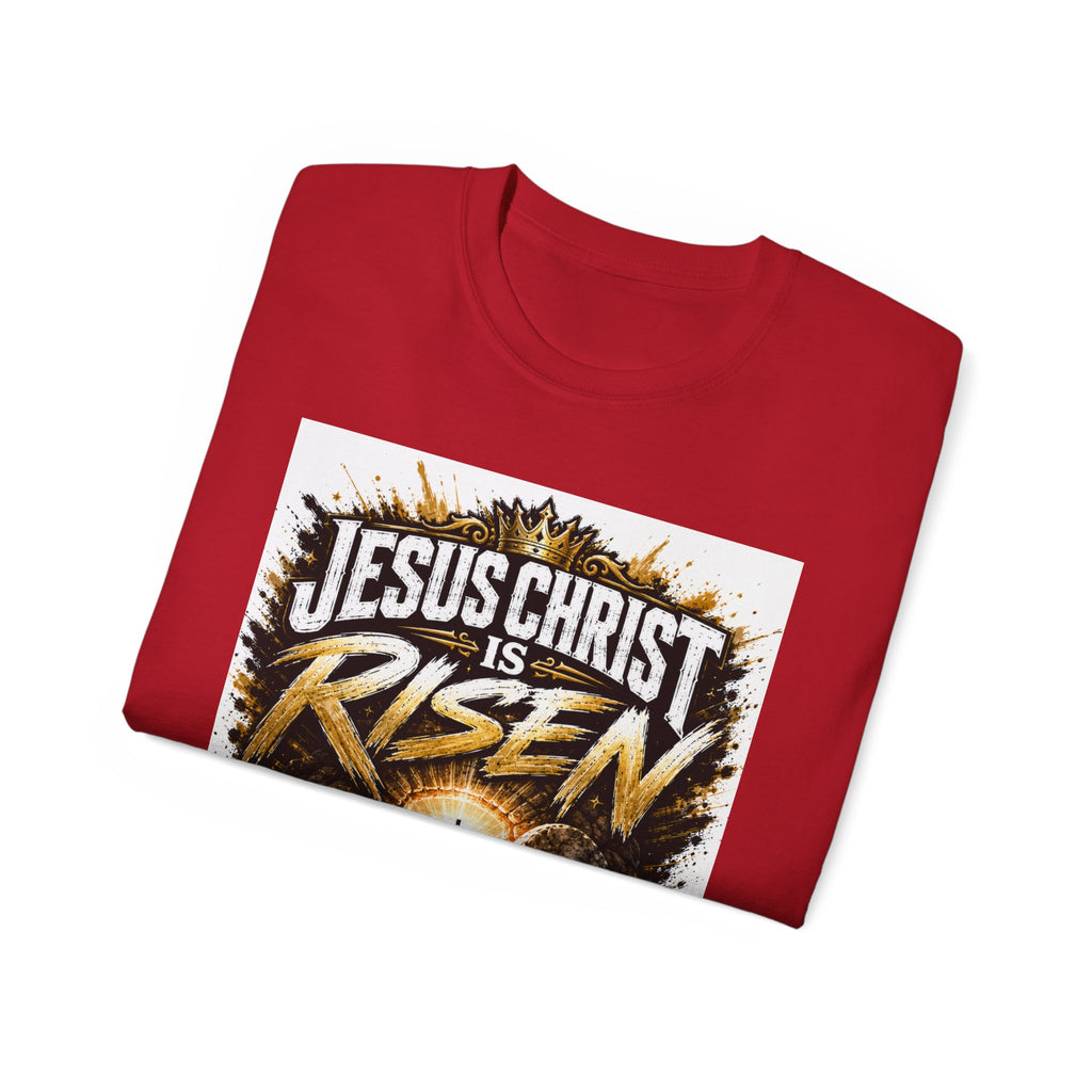 Jesus Christ Is Risen T-Shirt — Easter Christian Faith Tee