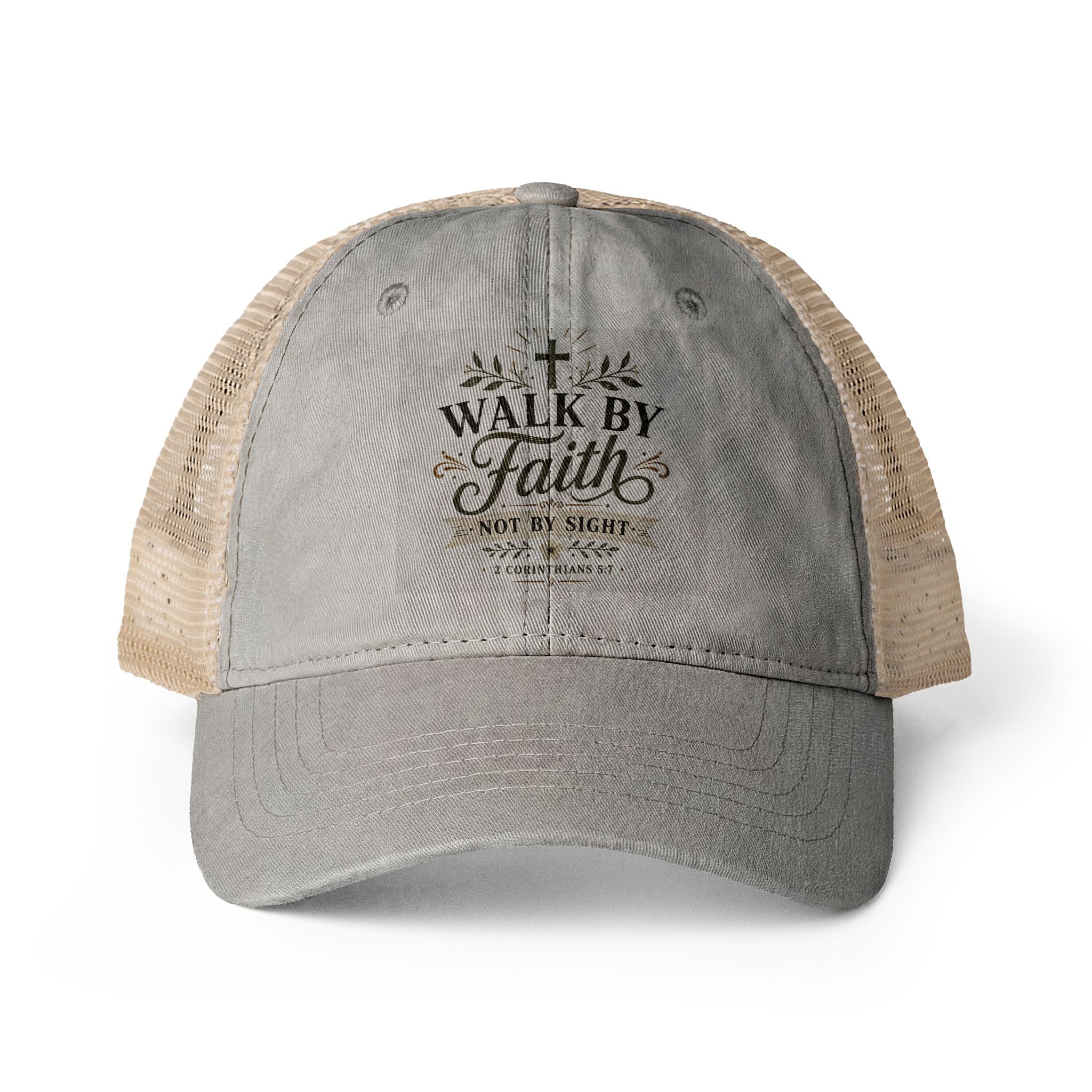 Women's Washed Mesh-Back Cap