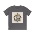 Kids Christian Tee — “I Can Do All Things Through Christ” Bible Verse Shirt