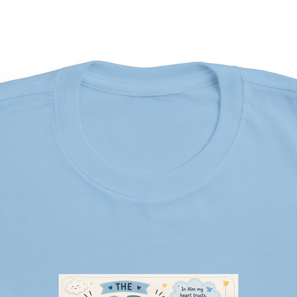 Toddler Tee — "The Lord Is My Strength and Shield" Christian Faith Kids Shirt