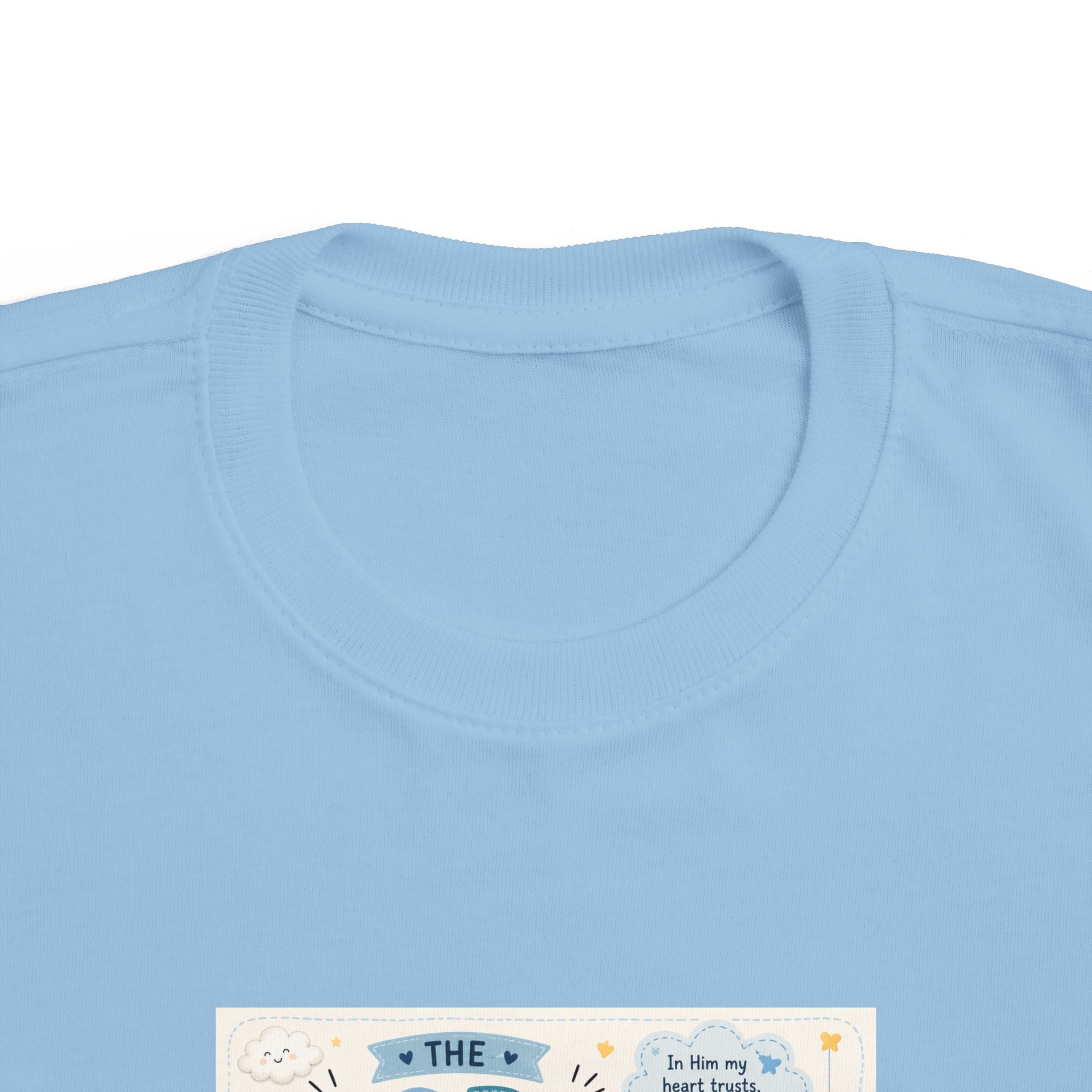 Toddler Tee — "The Lord Is My Strength and Shield" Christian Faith Kids Shirt