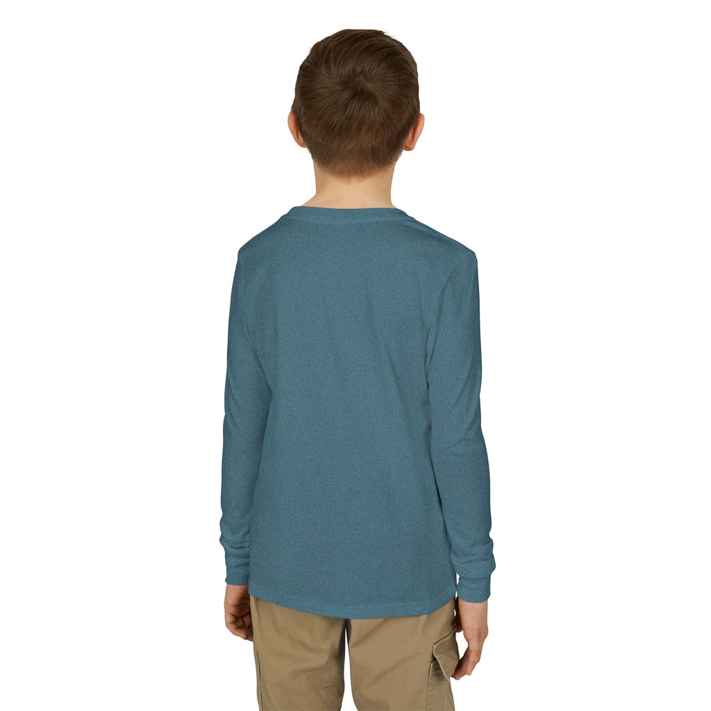 God's Plan Youth Long Sleeve Tee — "God's Plan Is Greater Than My Plans" Christian Kids Shirt
