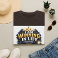 I Am Winning In Life Christian T-Shirt — "Jesus Is My Direction" Inspirational Faith Tee