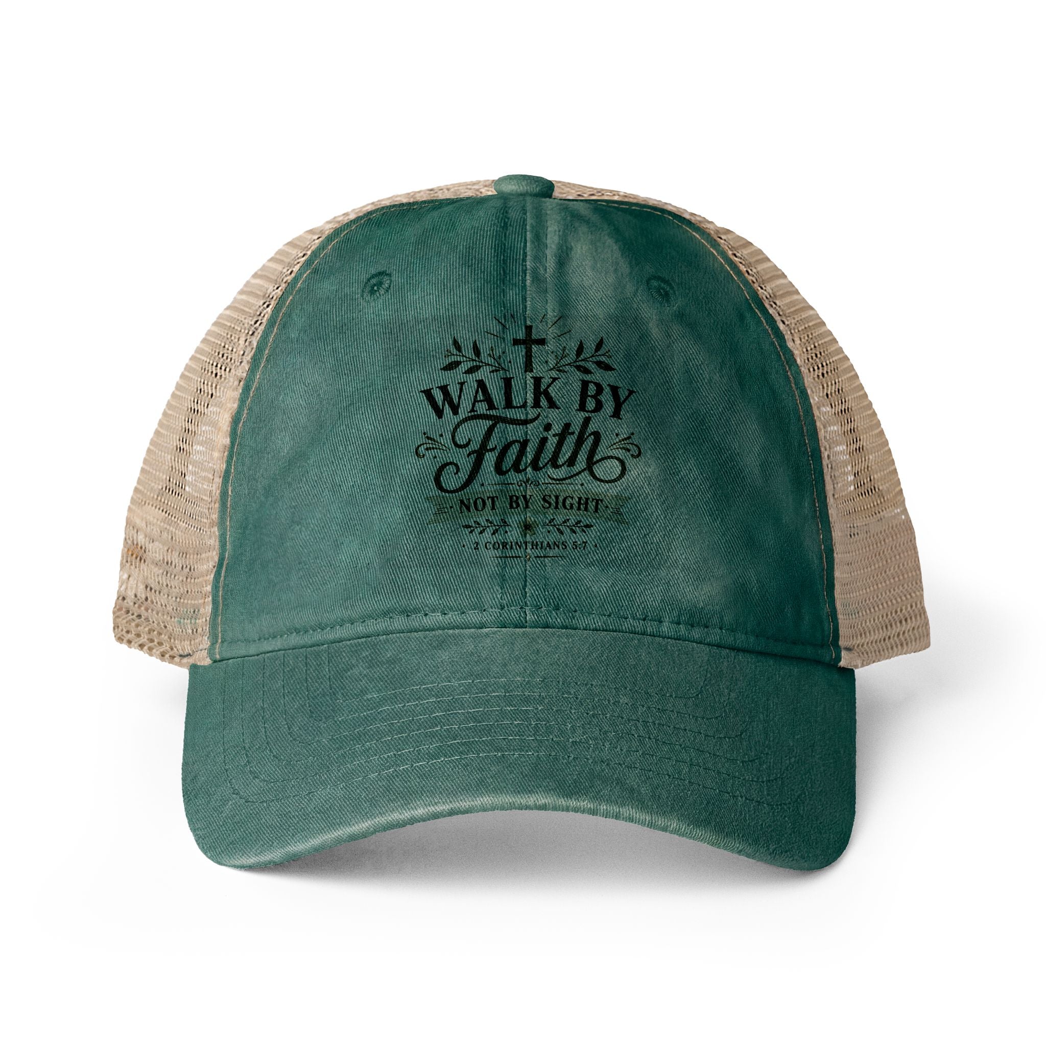 Women's Washed Mesh-Back Cap