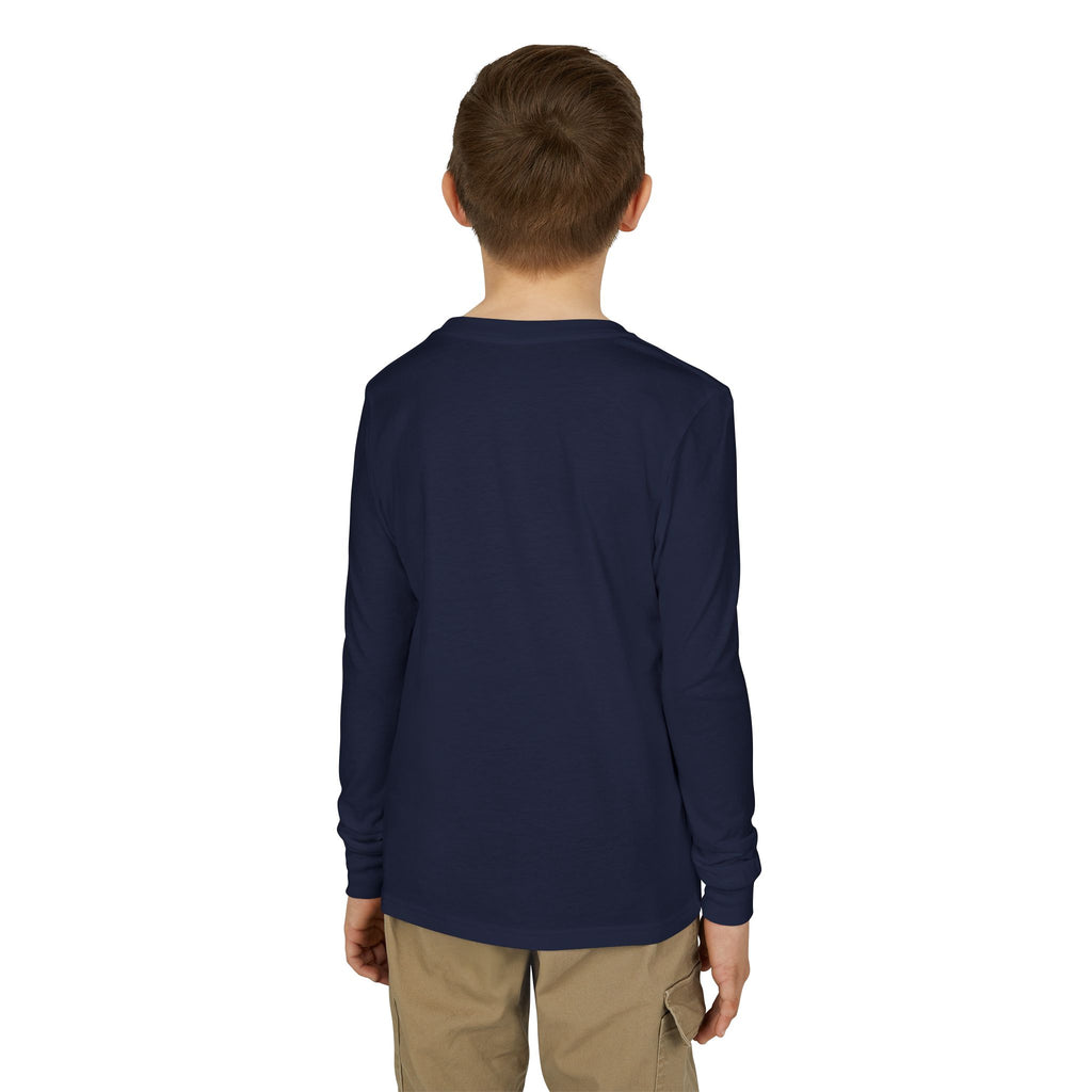 God's Plan Youth Long Sleeve Tee — "God's Plan Is Greater Than My Plans" Christian Kids Shirt