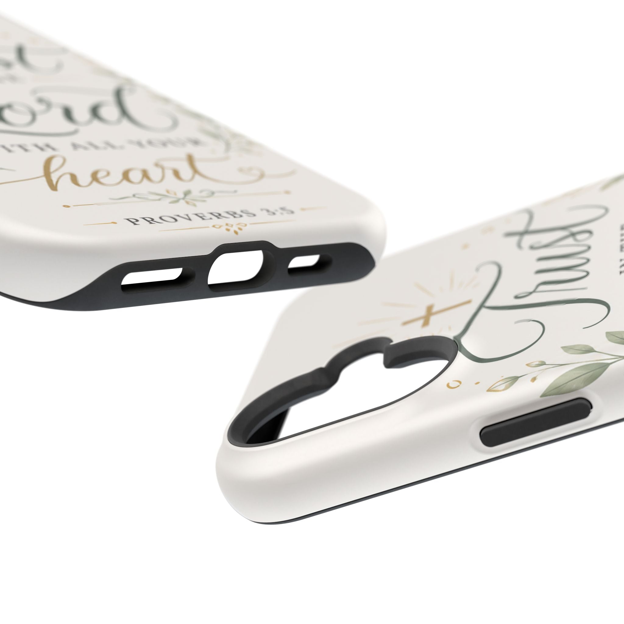 Phone Case — "Trust in the Lord with All Your Heart" Christian Magnetic Impact-Resistant Case