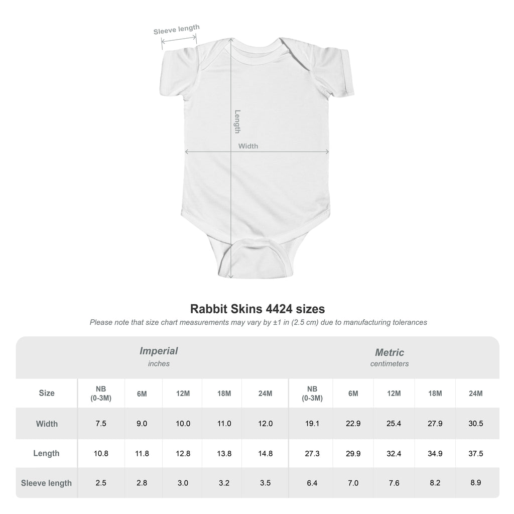 Infant Bodysuit - "Faith Over Fear" Christian Baby Onesie (Psalm 56:3)