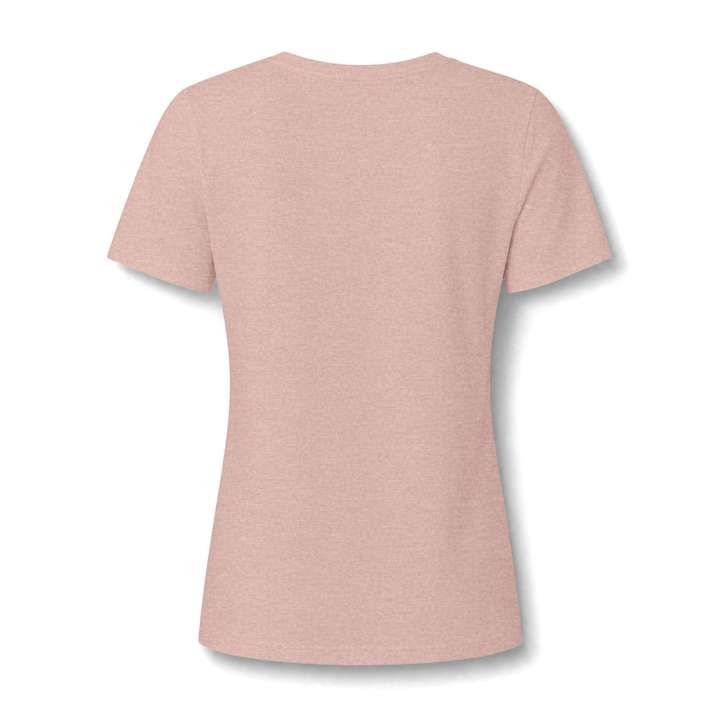 Christian V-Neck Tee — "I Am Winning Souls for Jesus" Floral Design