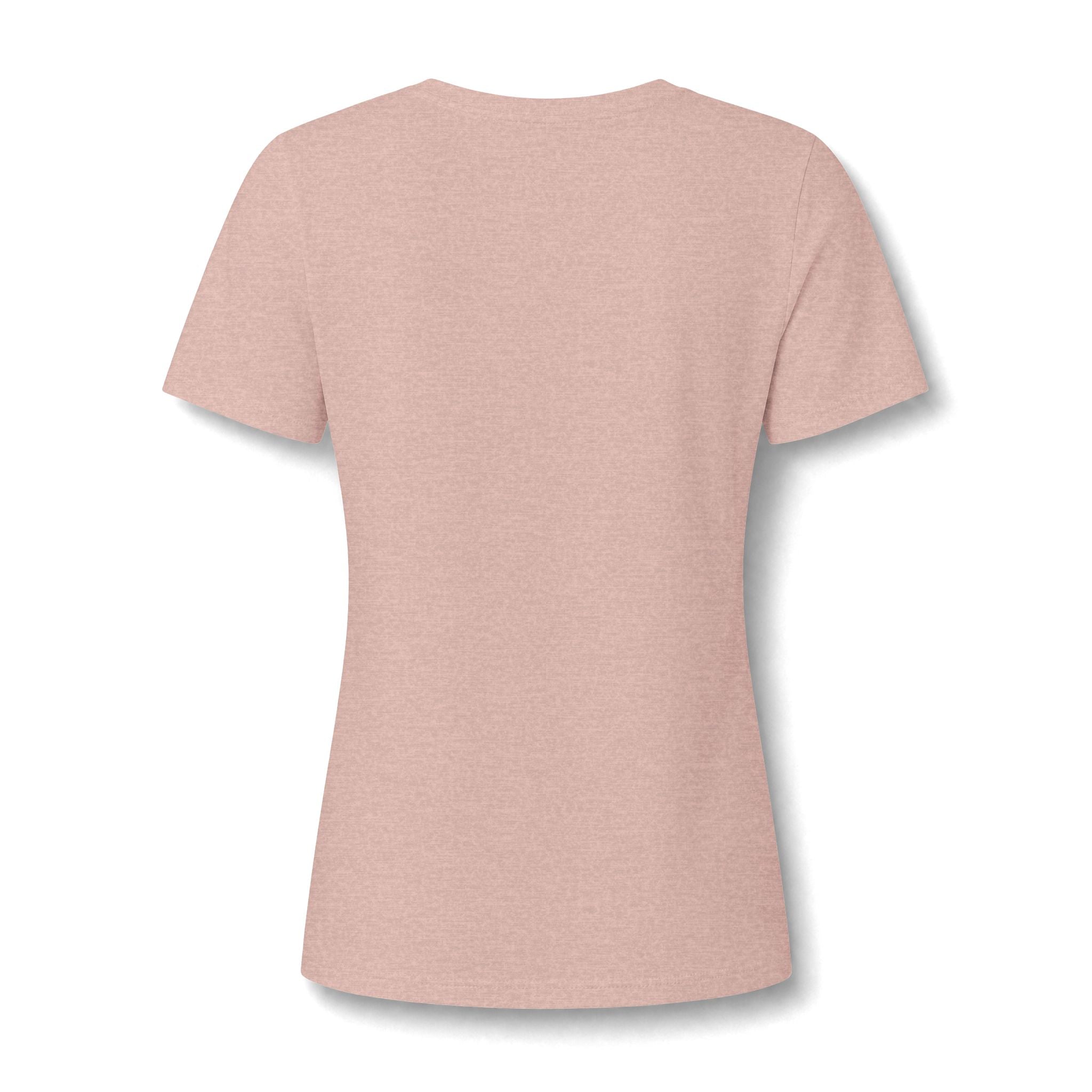 Christian V-Neck Tee — "I Am Winning Souls for Jesus" Floral Design