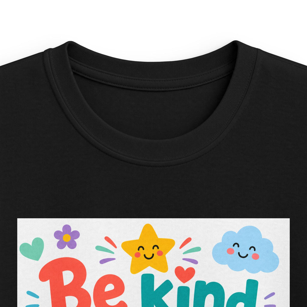 Kids Tee — “Be Kind to One Another” Ephesians 4:32 Christian Rainbow Shirt