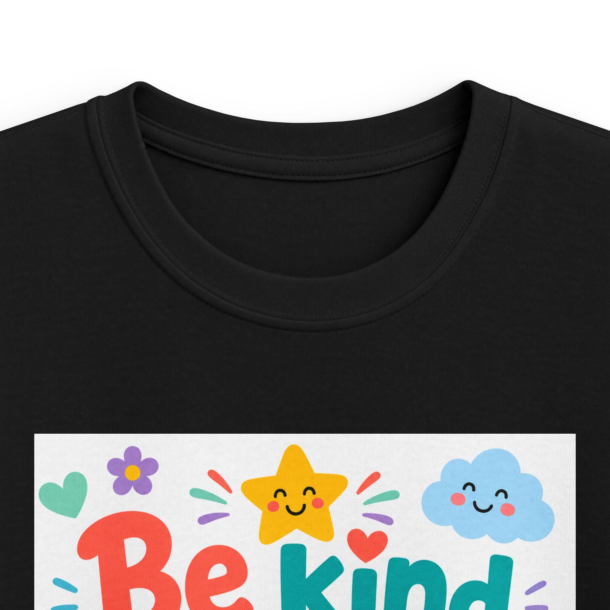 Kids Tee — “Be Kind to One Another” Ephesians 4:32 Christian Rainbow Shirt