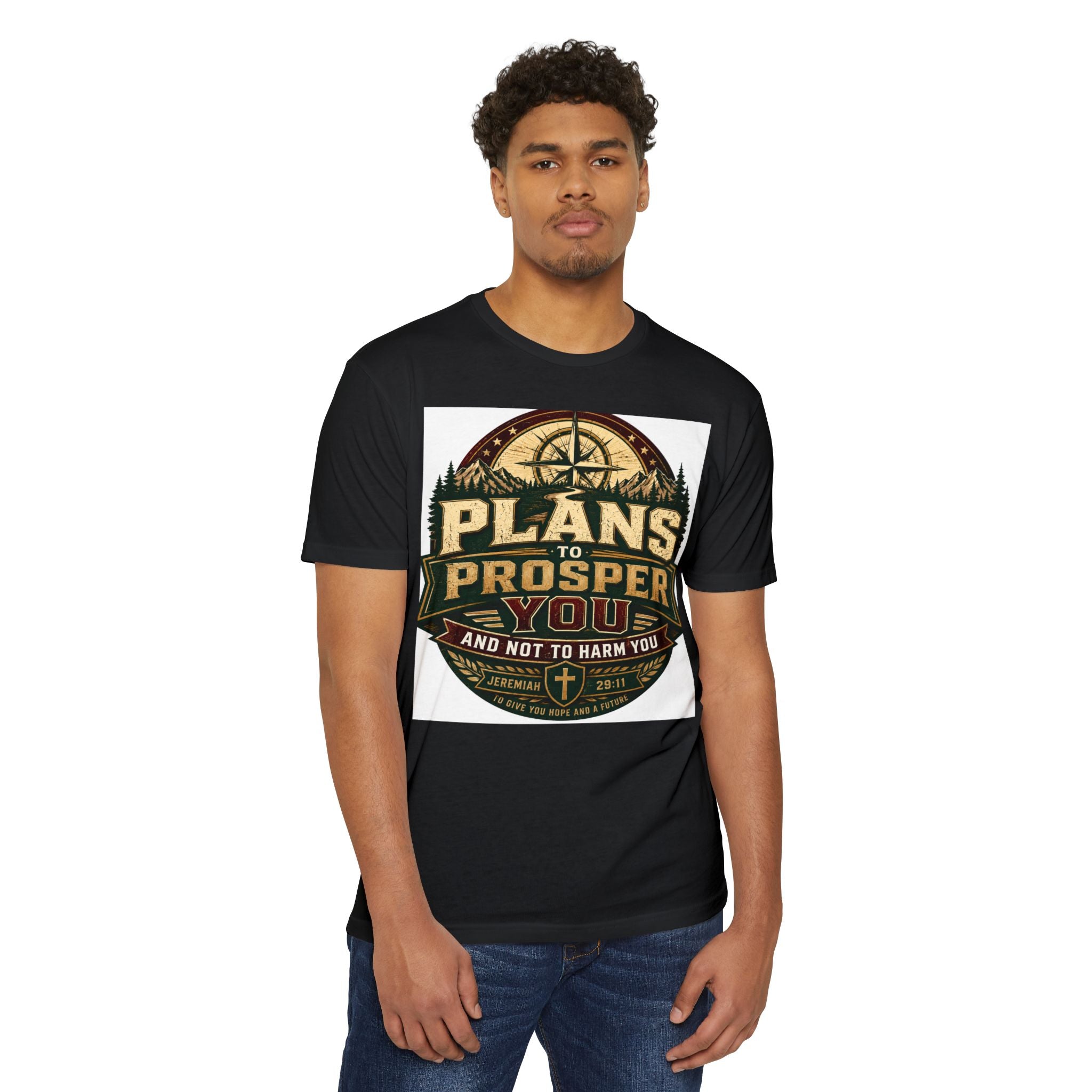 T-Shirt — "Plans to Prosper You" Inspirational Christian Tee