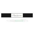 Engravable Brass Ballpoint Pen with Gripper — "Pray Without Ceasing" Option
