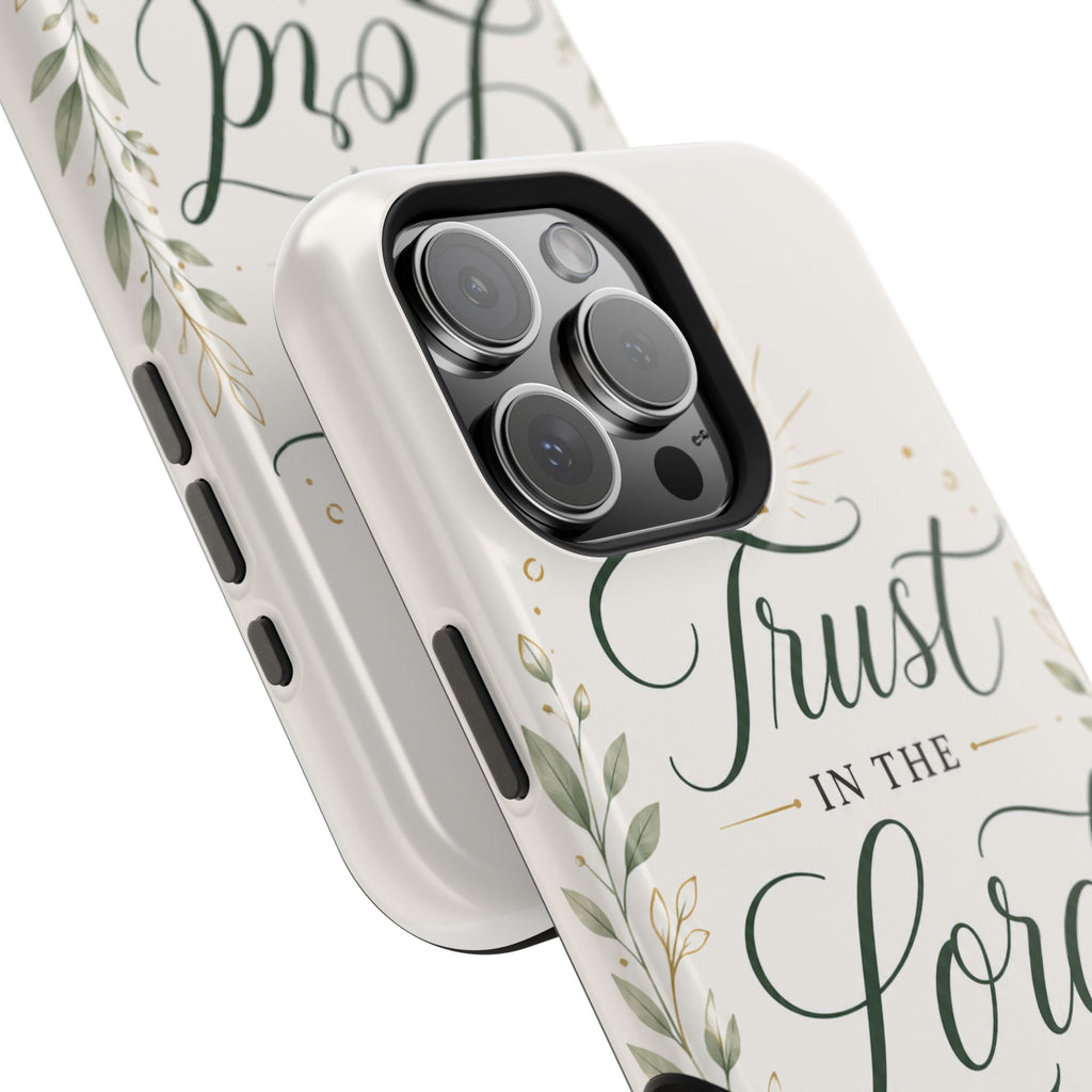 Phone Case — "Trust in the Lord with All Your Heart" Christian Magnetic Impact-Resistant Case