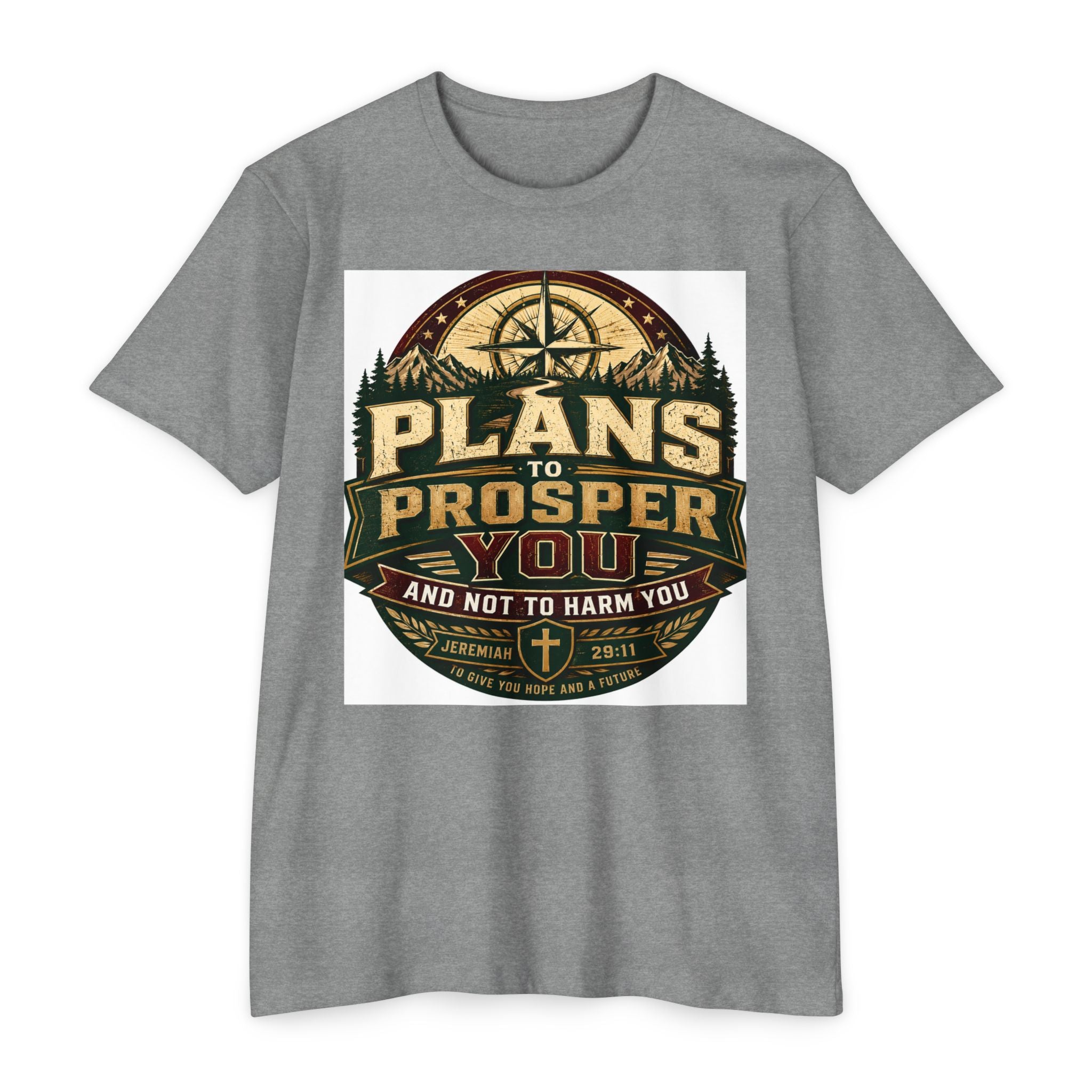 T-Shirt — "Plans to Prosper You" Inspirational Christian Tee