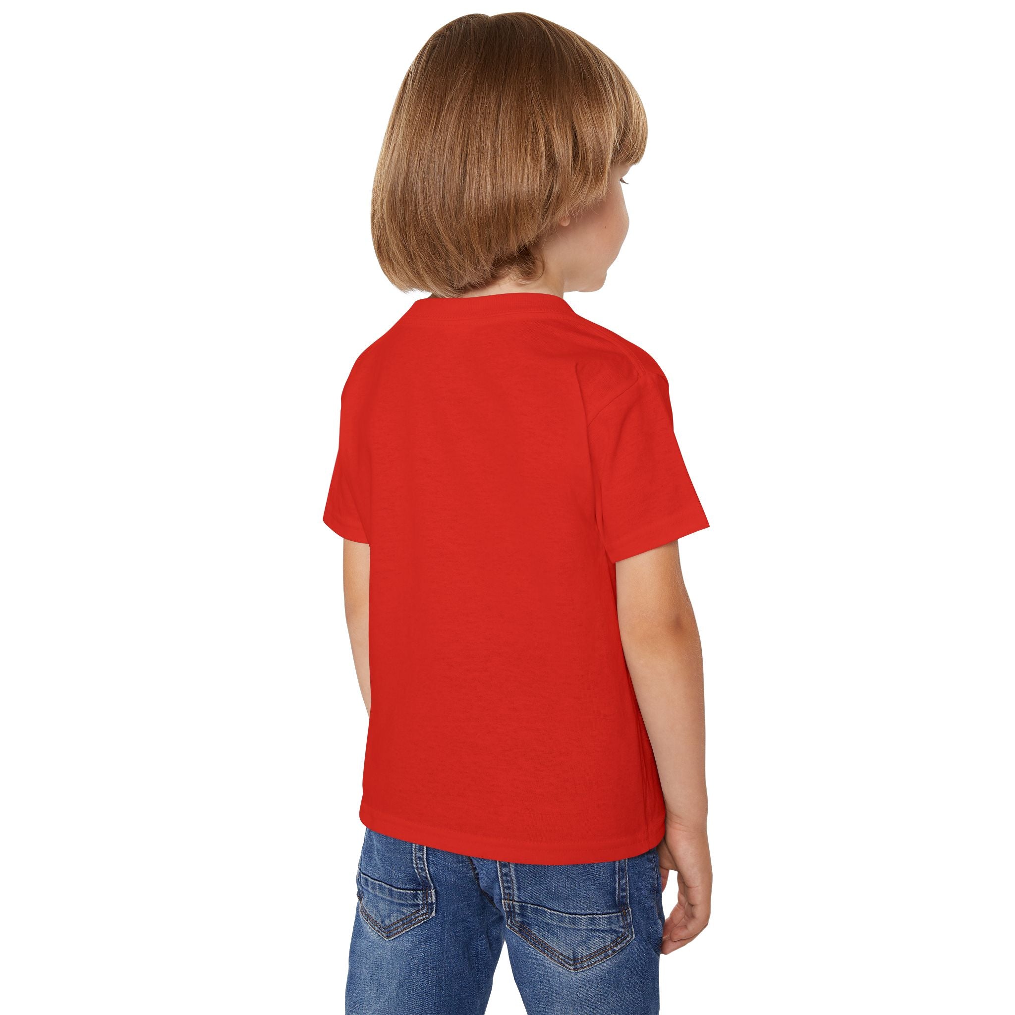 Toddler T-Shirt — "Jesus Is My Savior" Colorful Christian Kids Tee (Luke 2:11)
