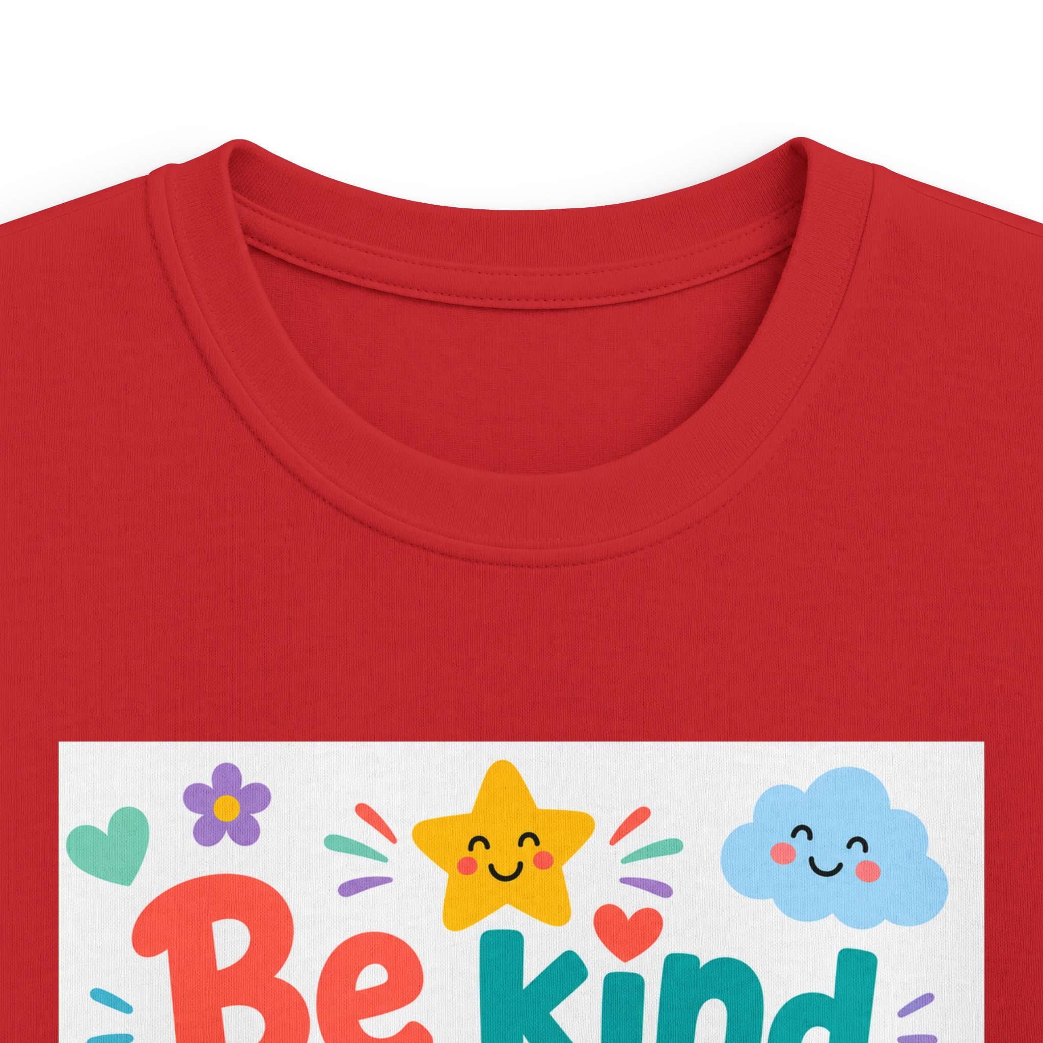 Kids Tee — “Be Kind to One Another” Ephesians 4:32 Christian Rainbow Shirt