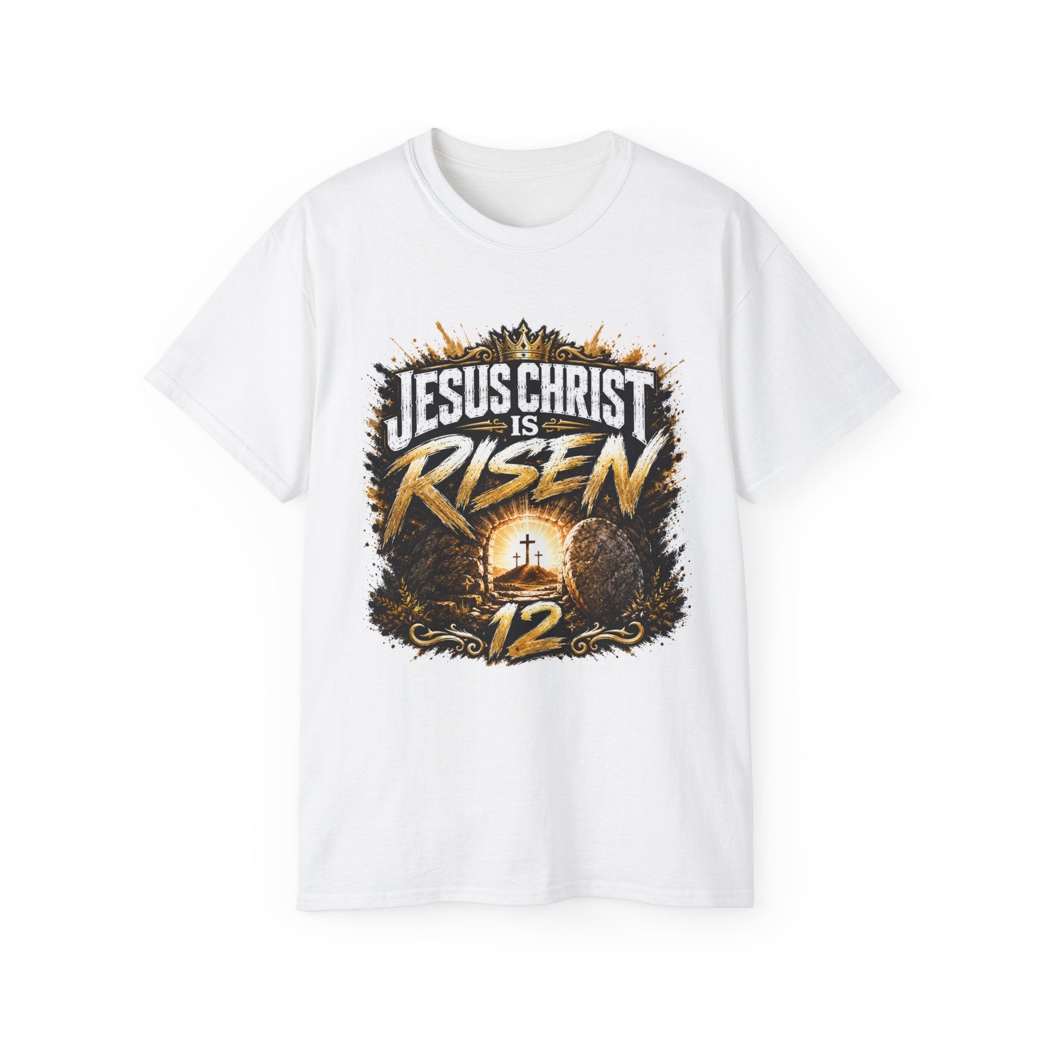Jesus Christ Is Risen T-Shirt — Easter Christian Faith Tee