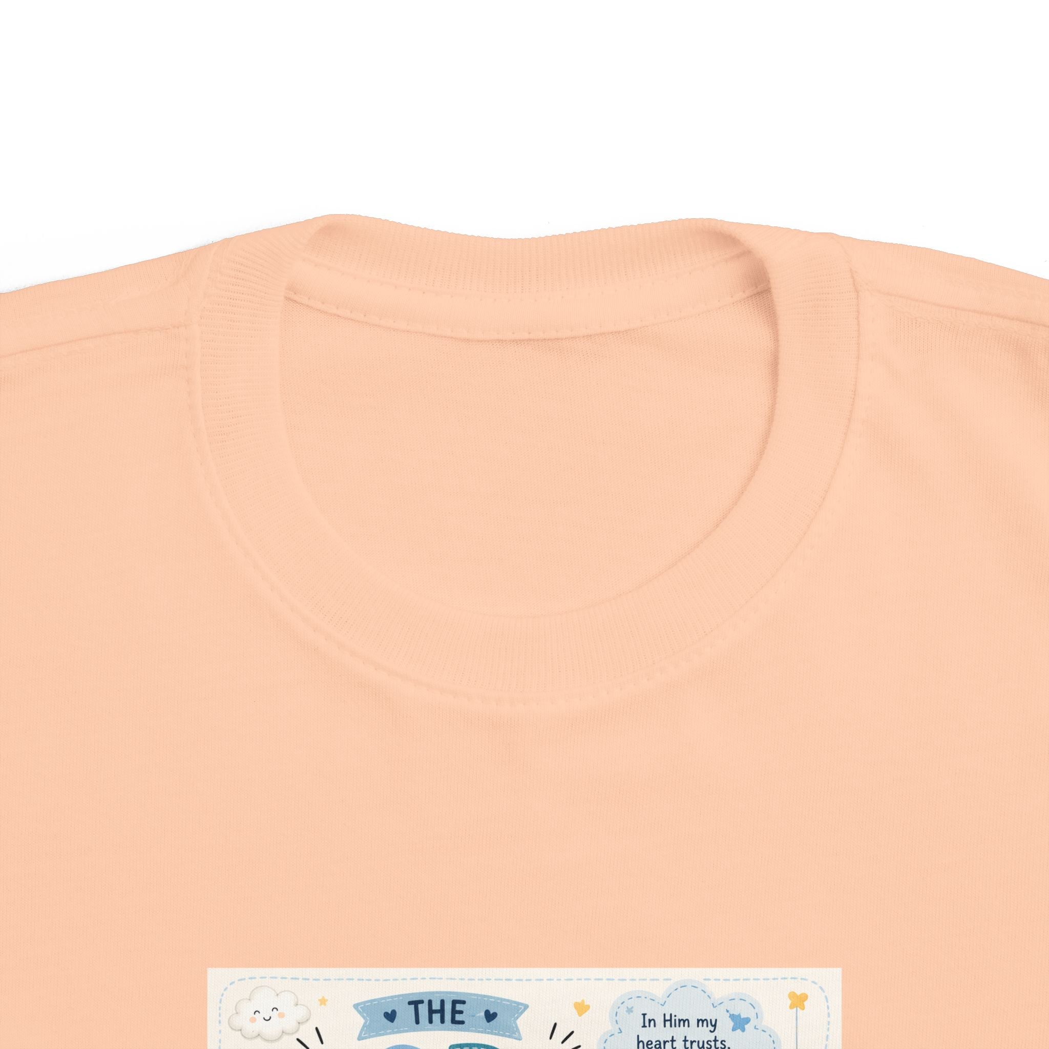 Toddler Tee — "The Lord Is My Strength and Shield" Christian Faith Kids Shirt