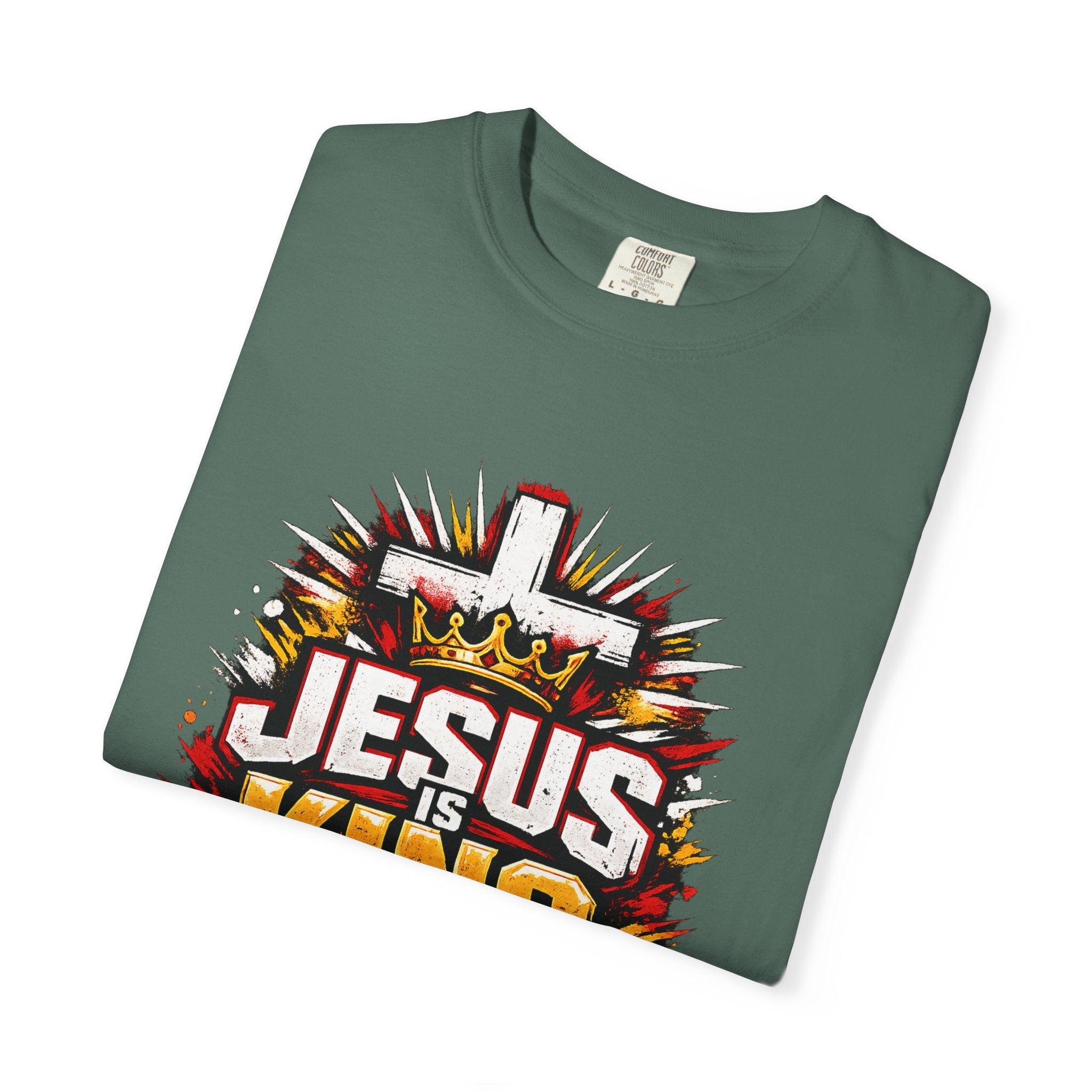 Jesus Is King T-Shirt — The Gospel Changes Everything Christian Tee