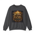 Jesus Is God Crewneck Sweatshirt — Christian Faith Graphic Sweatshirt