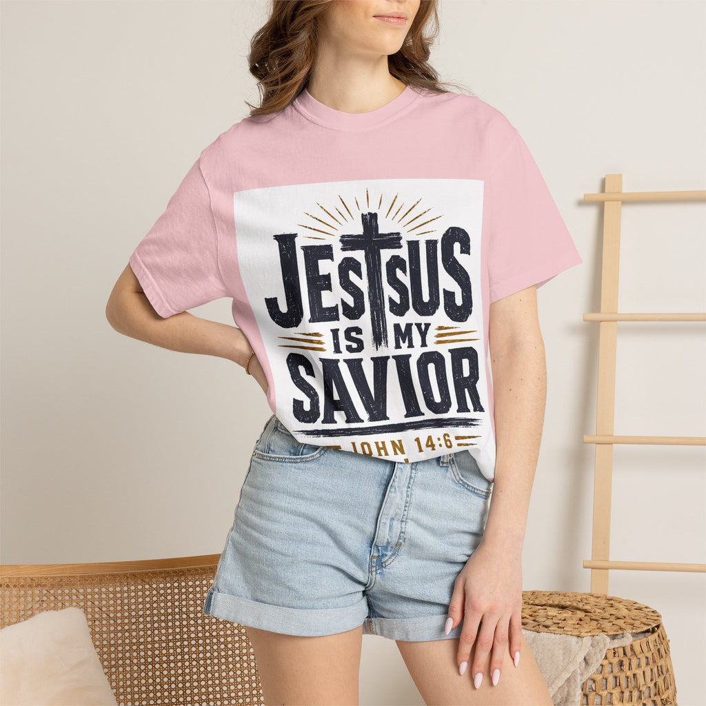 Jesus Is My Savior T-Shirt — John 14:6 Christian Faith Tee