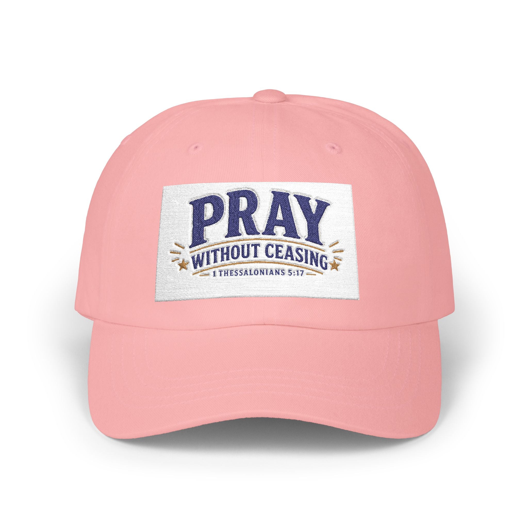 Pray Without Ceasing Dad Cap — Christian Prayer Baseball Hat