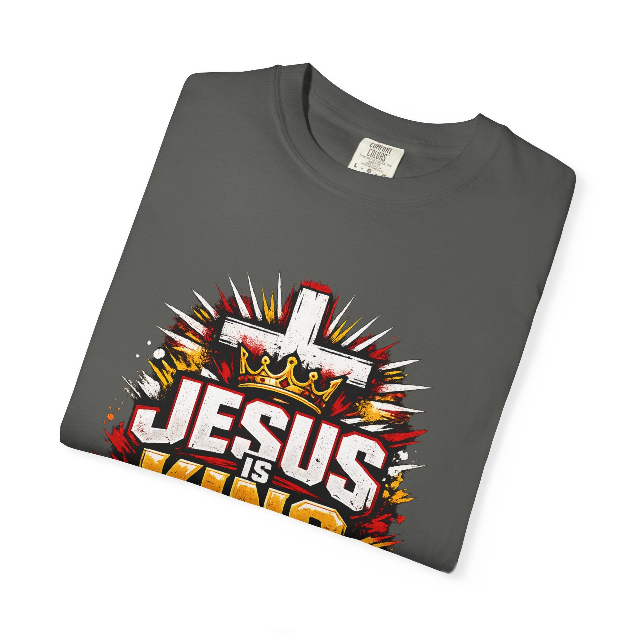 Jesus Is King T-Shirt — The Gospel Changes Everything Christian Tee