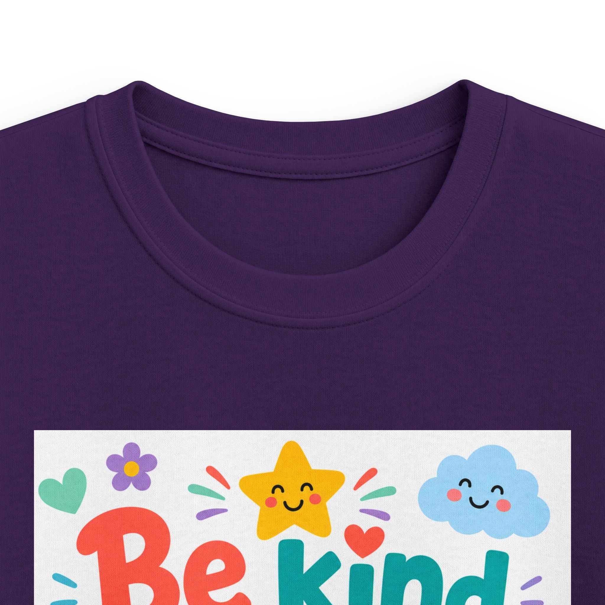 Kids Tee — “Be Kind to One Another” Ephesians 4:32 Christian Rainbow Shirt