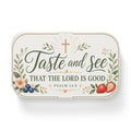 Christian Bento Lunch Box — "Taste and See That the Lord Is Good" (Psalm 34:8)