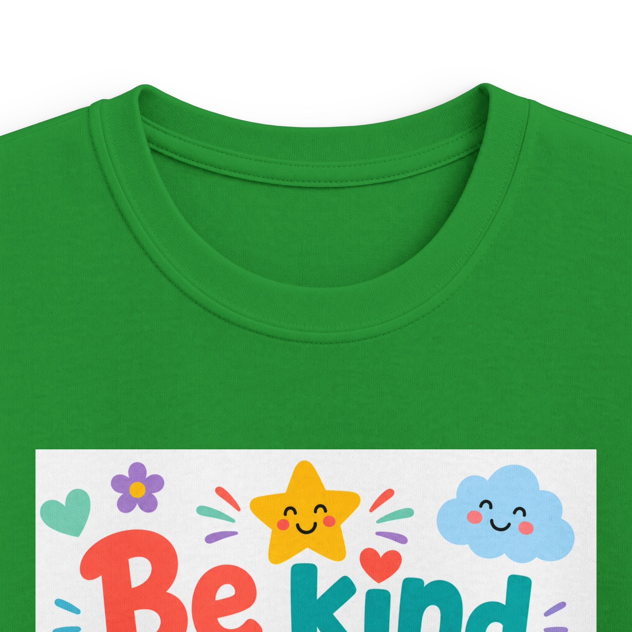 Kids Tee — “Be Kind to One Another” Ephesians 4:32 Christian Rainbow Shirt