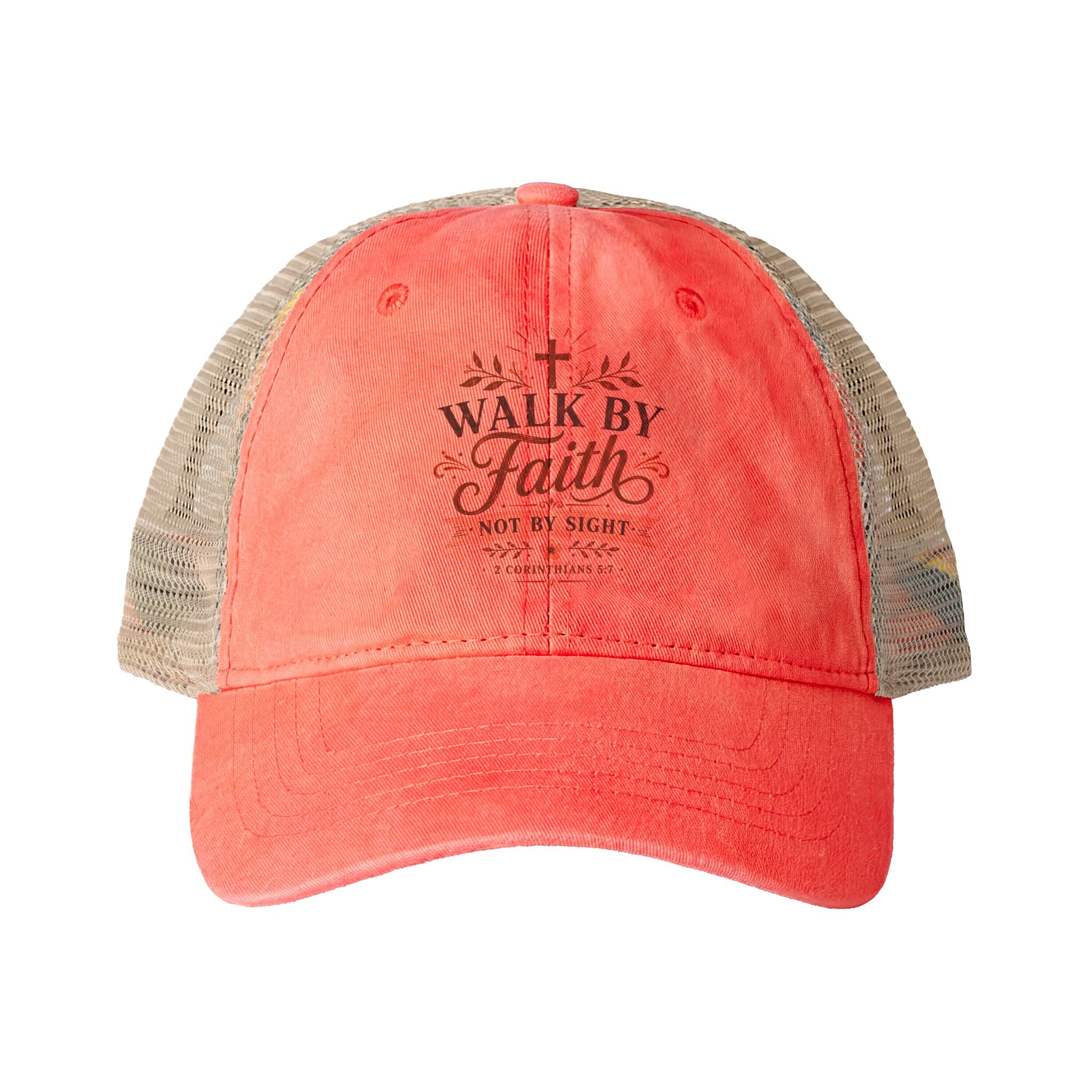 Women's Washed Mesh-Back Cap