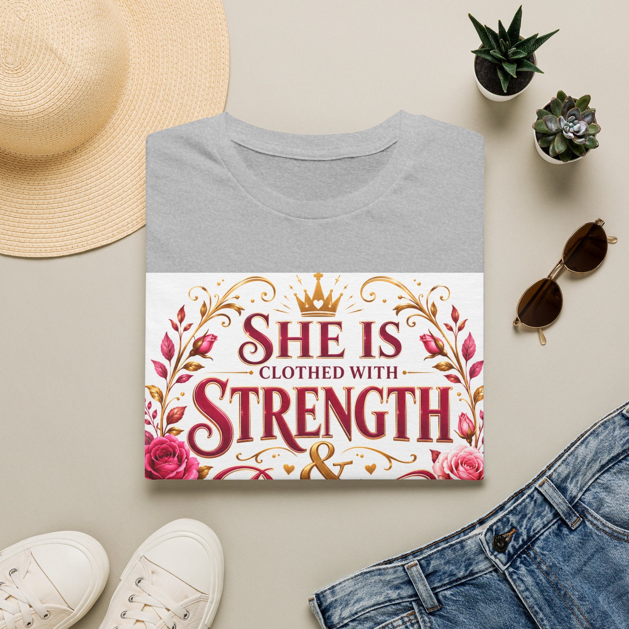 She Is Clothed With Strength & Dignity T-Shirt