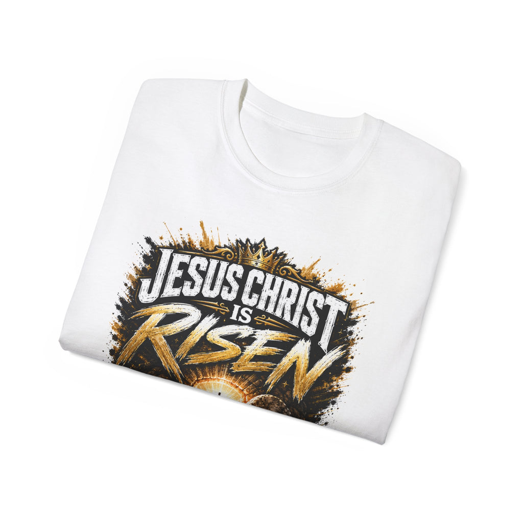Jesus Christ Is Risen T-Shirt — Easter Christian Faith Tee
