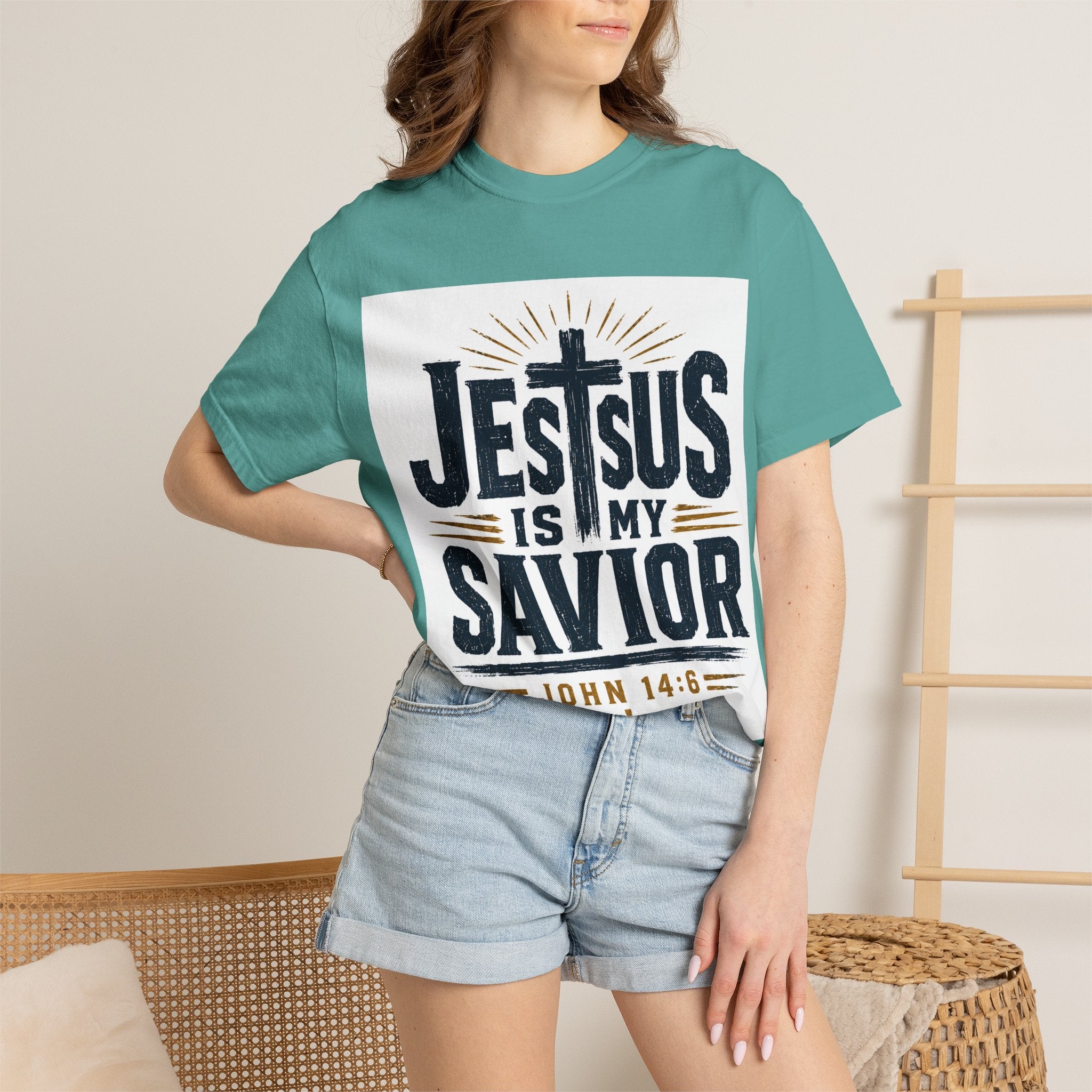 Jesus Is My Savior T-Shirt — John 14:6 Christian Faith Tee