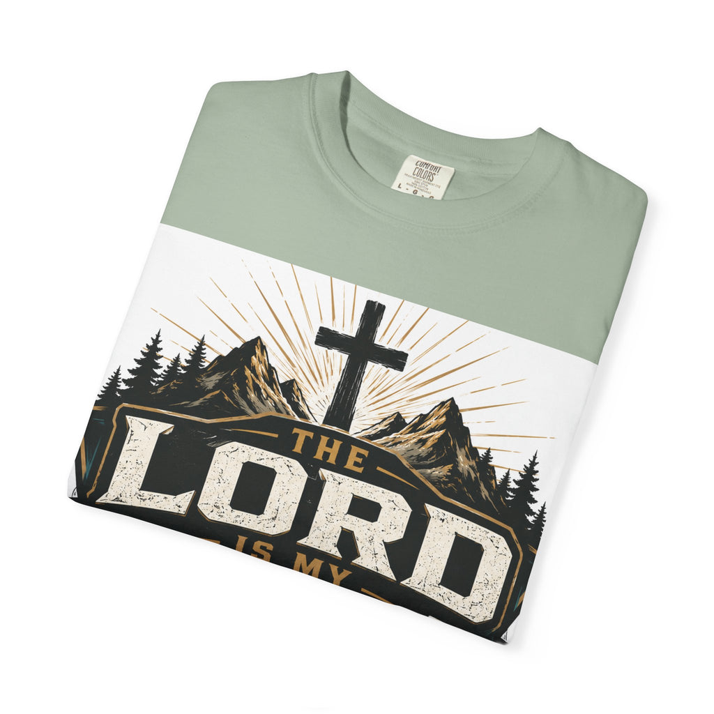 Christian T-Shirt — "The Lord Is My Light" Faith Graphic Tee