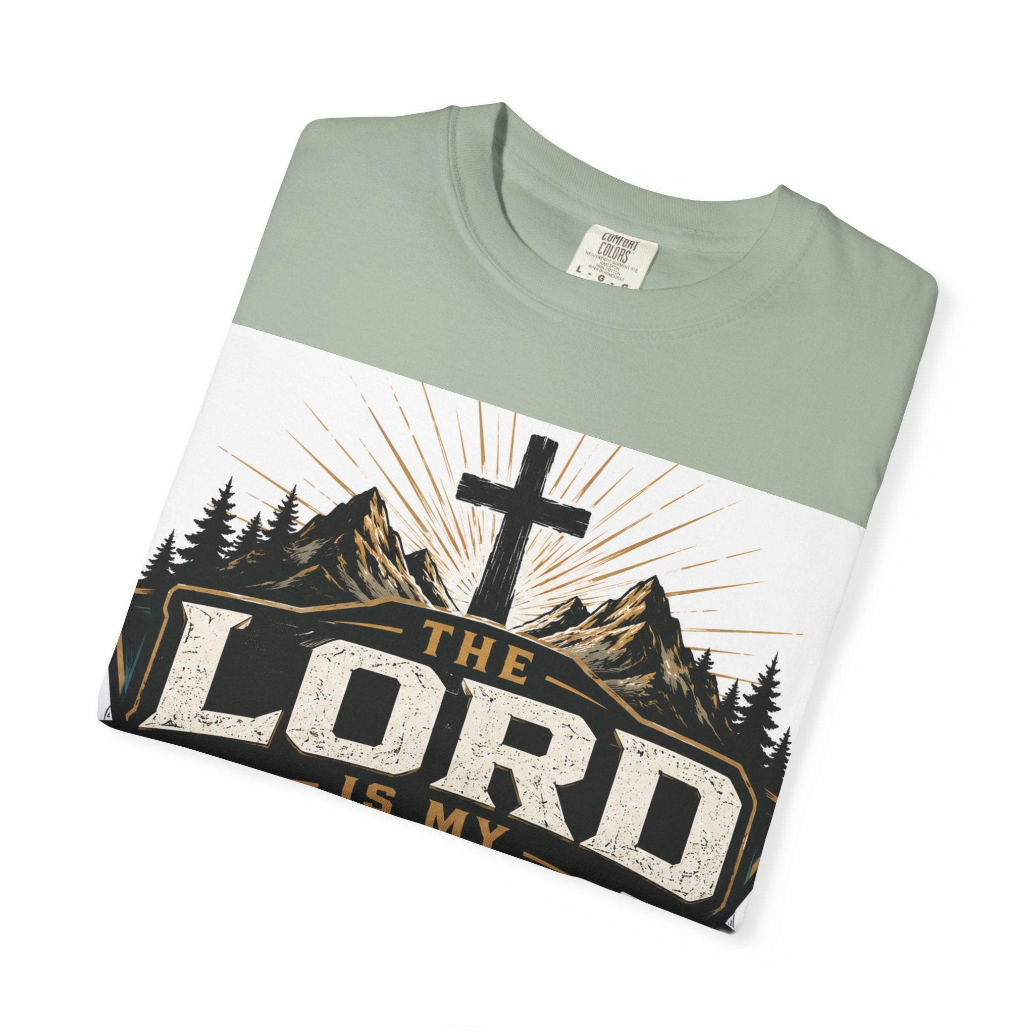 Christian T-Shirt — "The Lord Is My Light" Faith Graphic Tee
