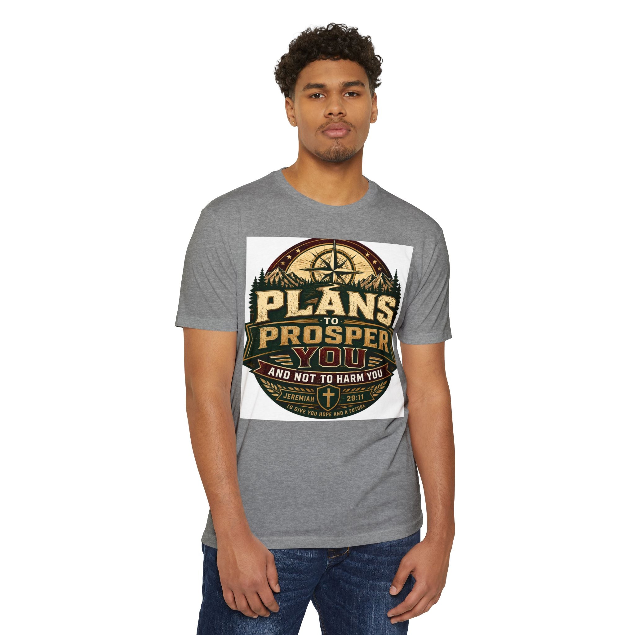 T-Shirt — "Plans to Prosper You" Inspirational Christian Tee