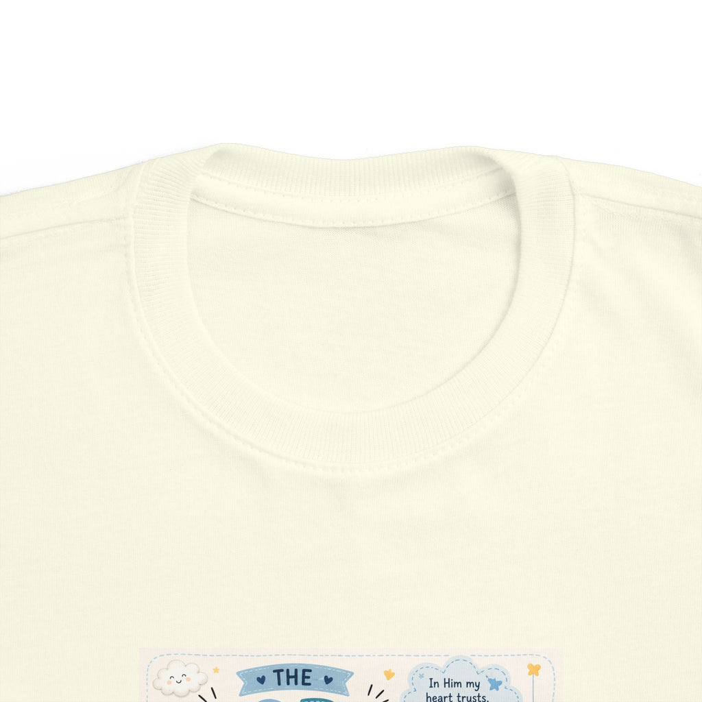 Toddler Tee — "The Lord Is My Strength and Shield" Christian Faith Kids Shirt