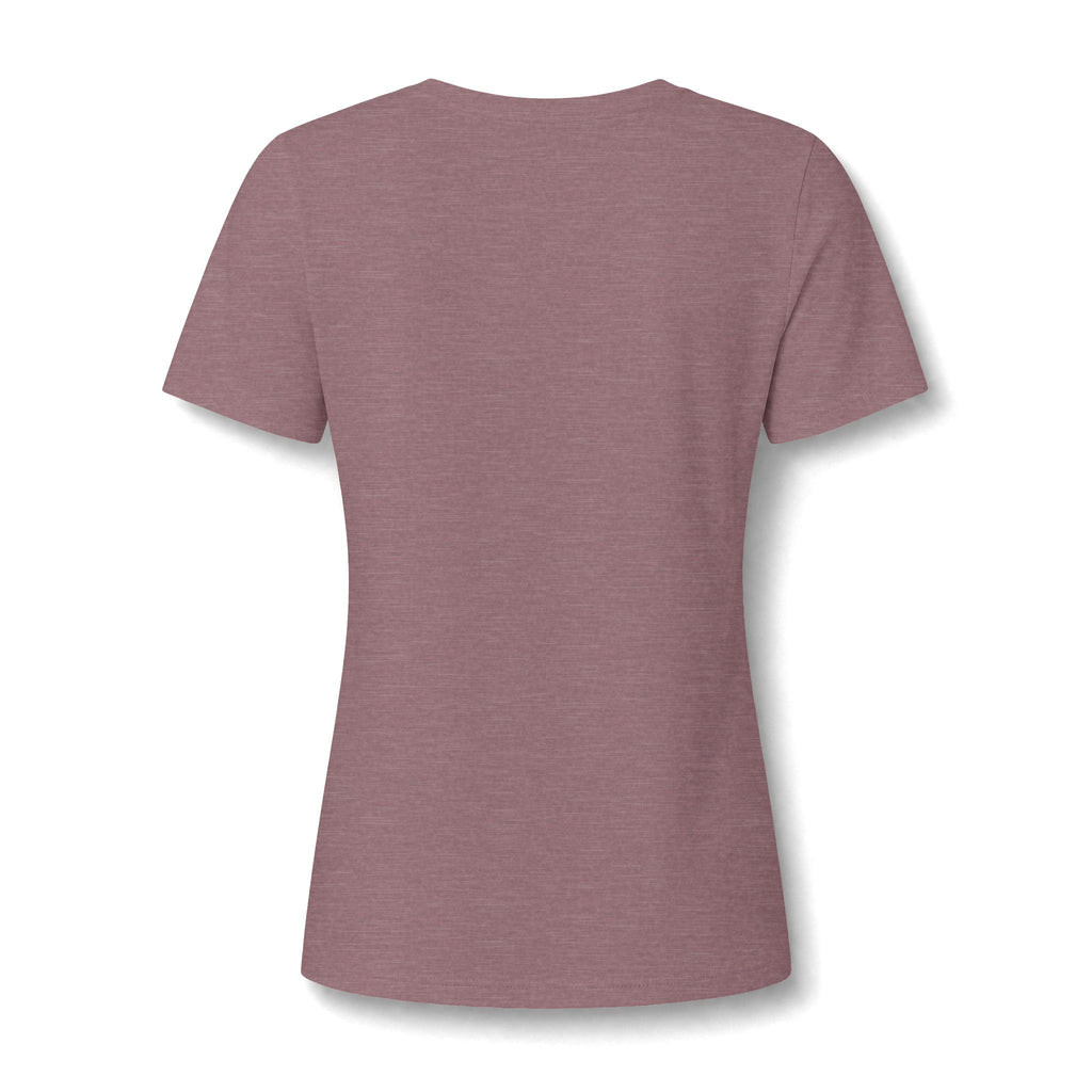 Christian V-Neck Tee — "I Am Winning Souls for Jesus" Floral Design