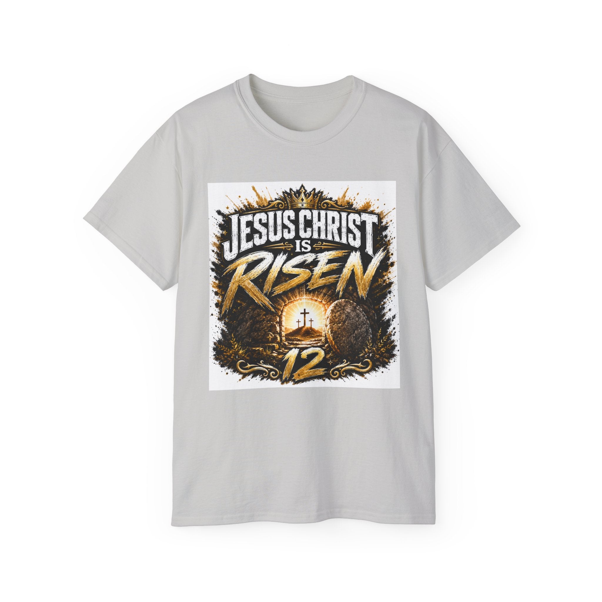 Jesus Christ Is Risen T-Shirt — Easter Christian Faith Tee